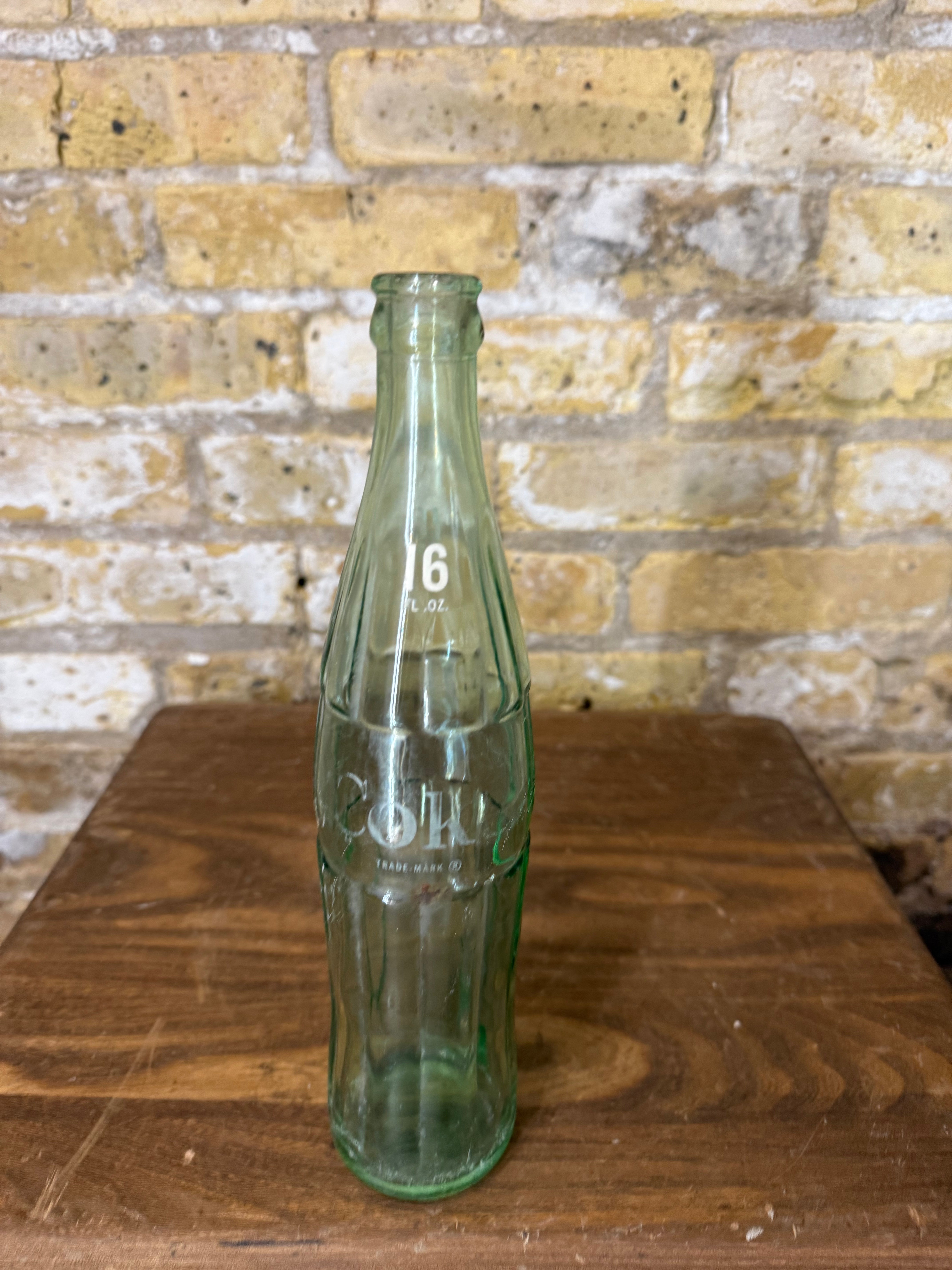 Vintage Coca Cola Embossed Bottle