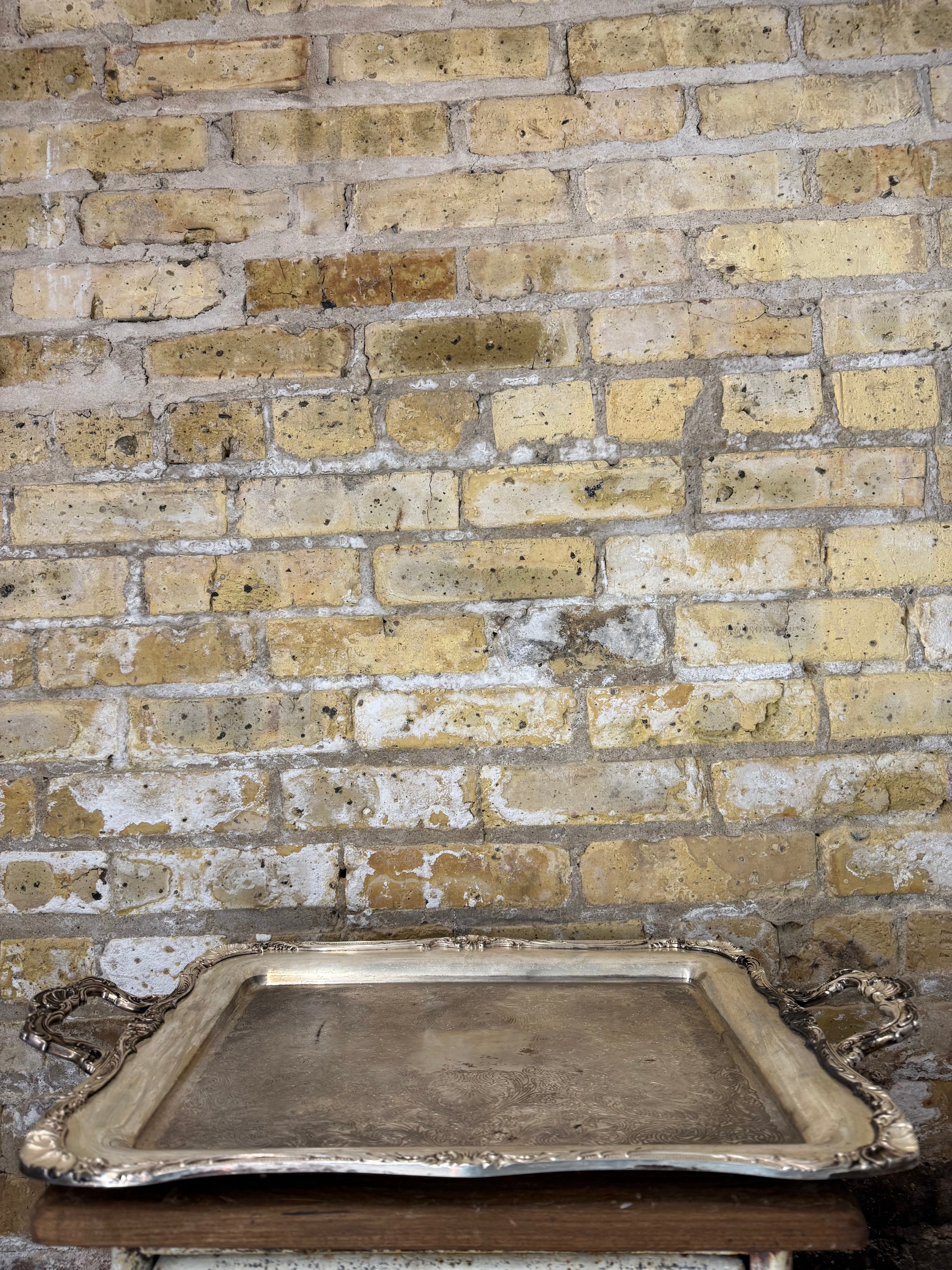 Antique Silver Tray
