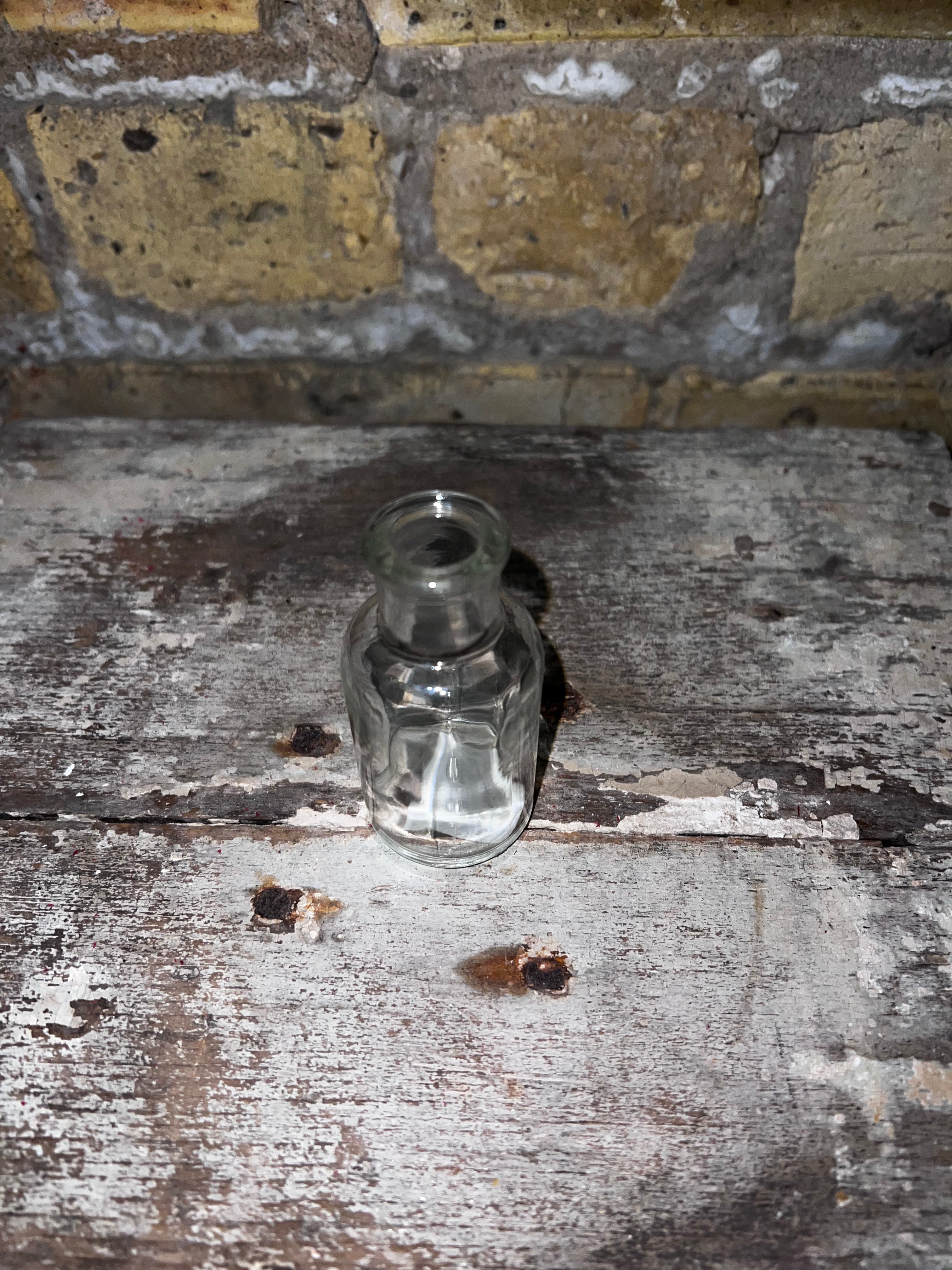 Small Vintage Glass Bottle