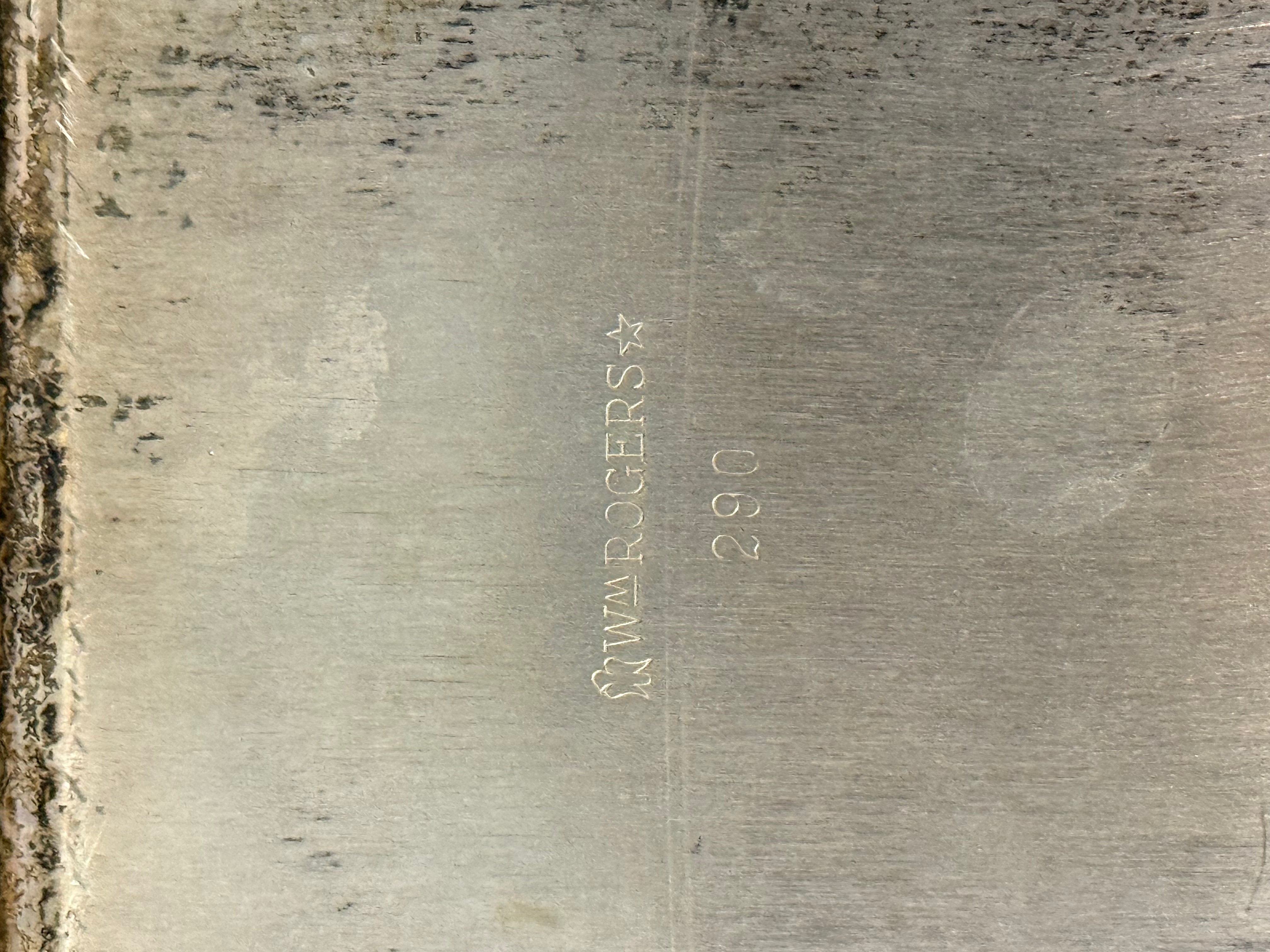 Antique Silver Tray
