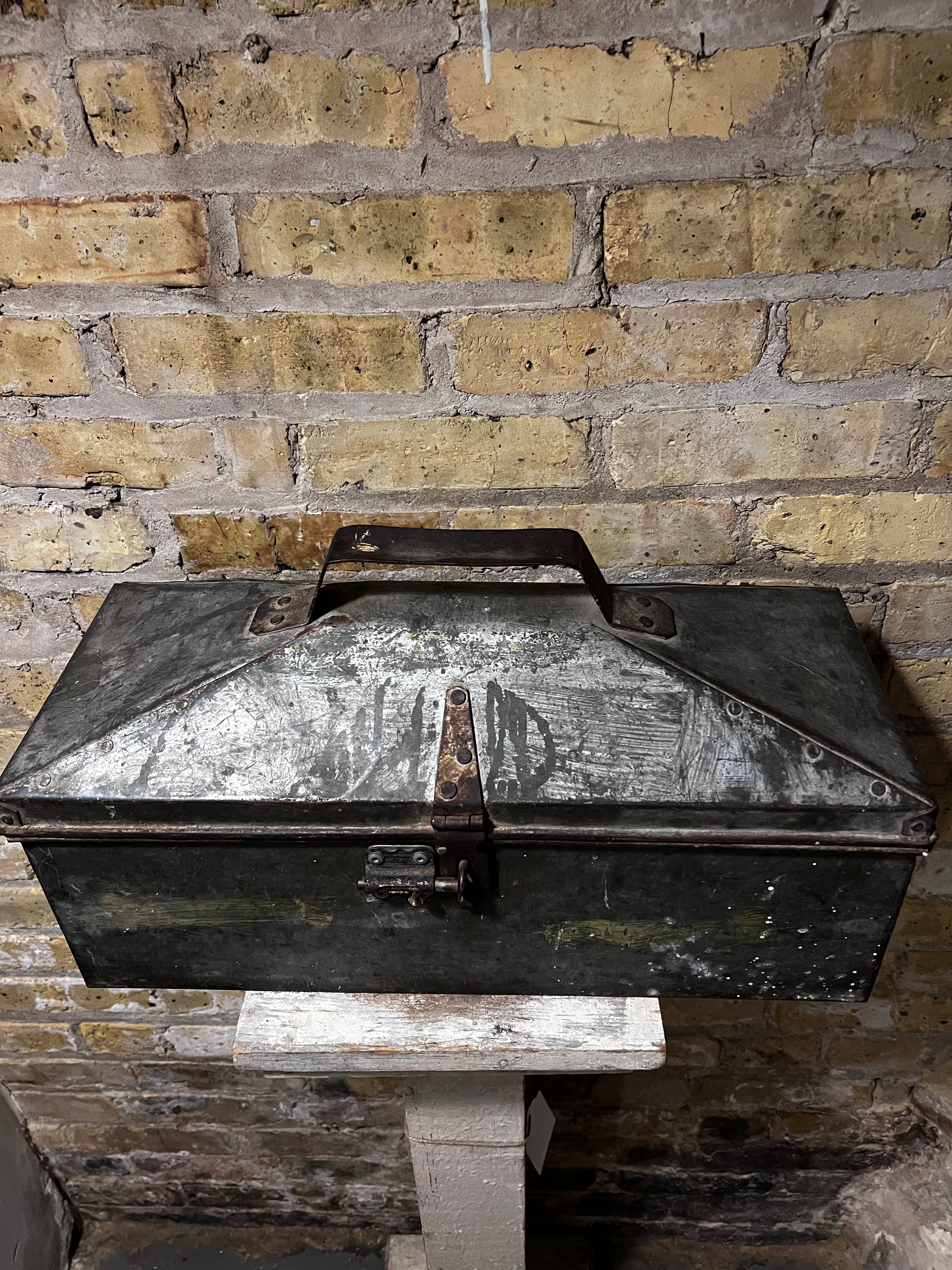 Vintage Metal Tool Chest