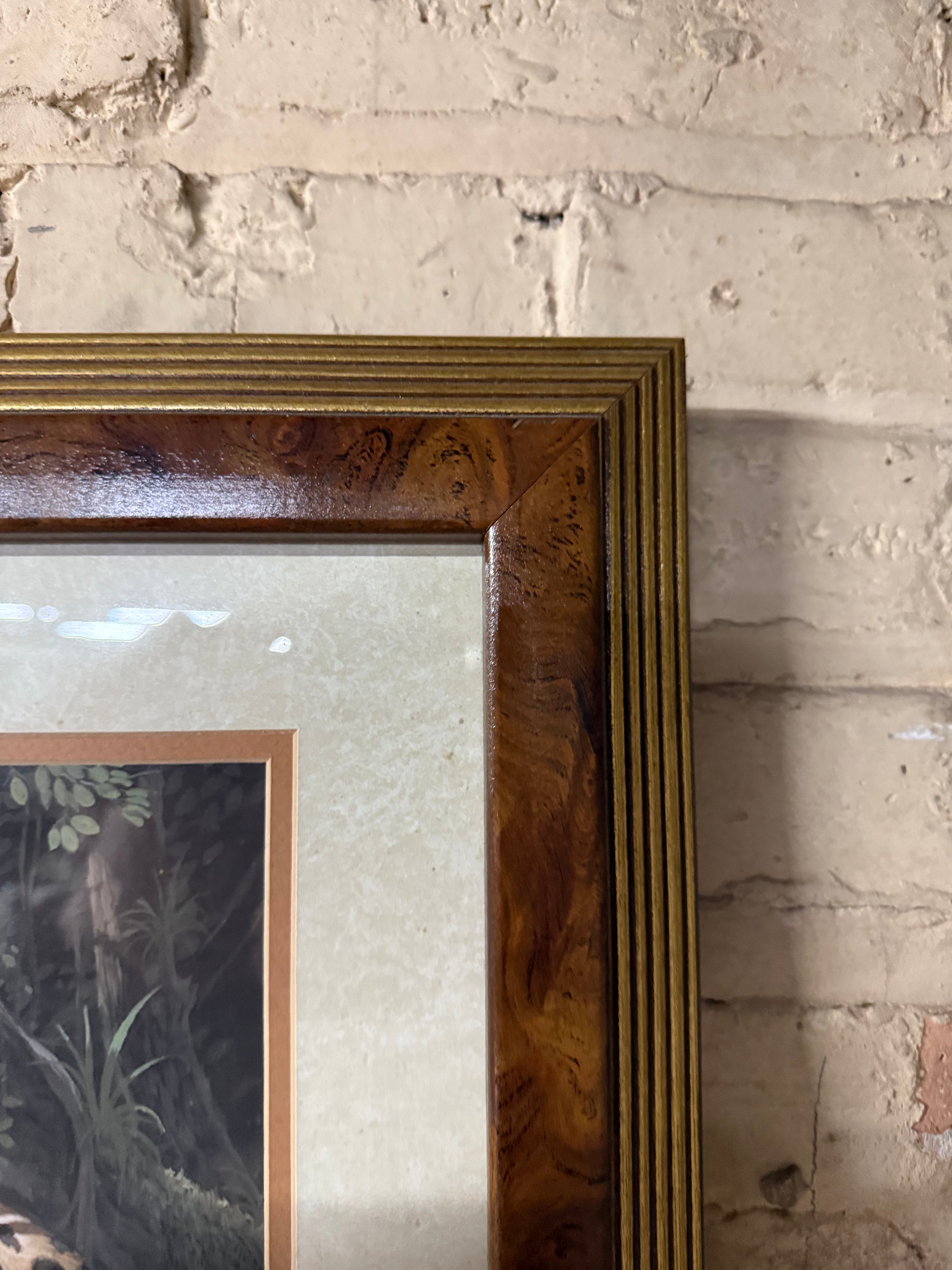 Don Balke Signed 1992 Leopard Jaguar Framed Print