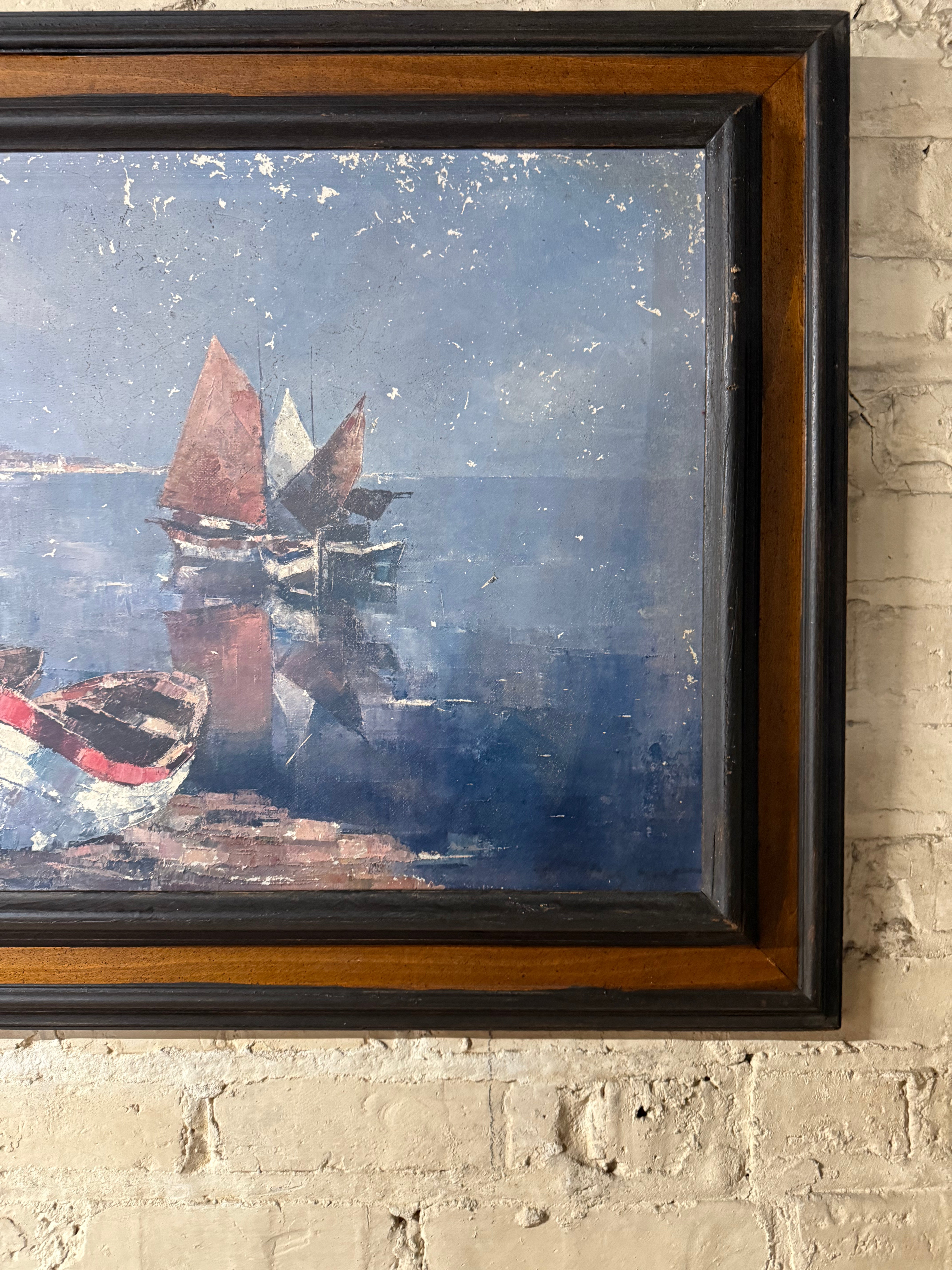 European Seaside Sailboat Landscape