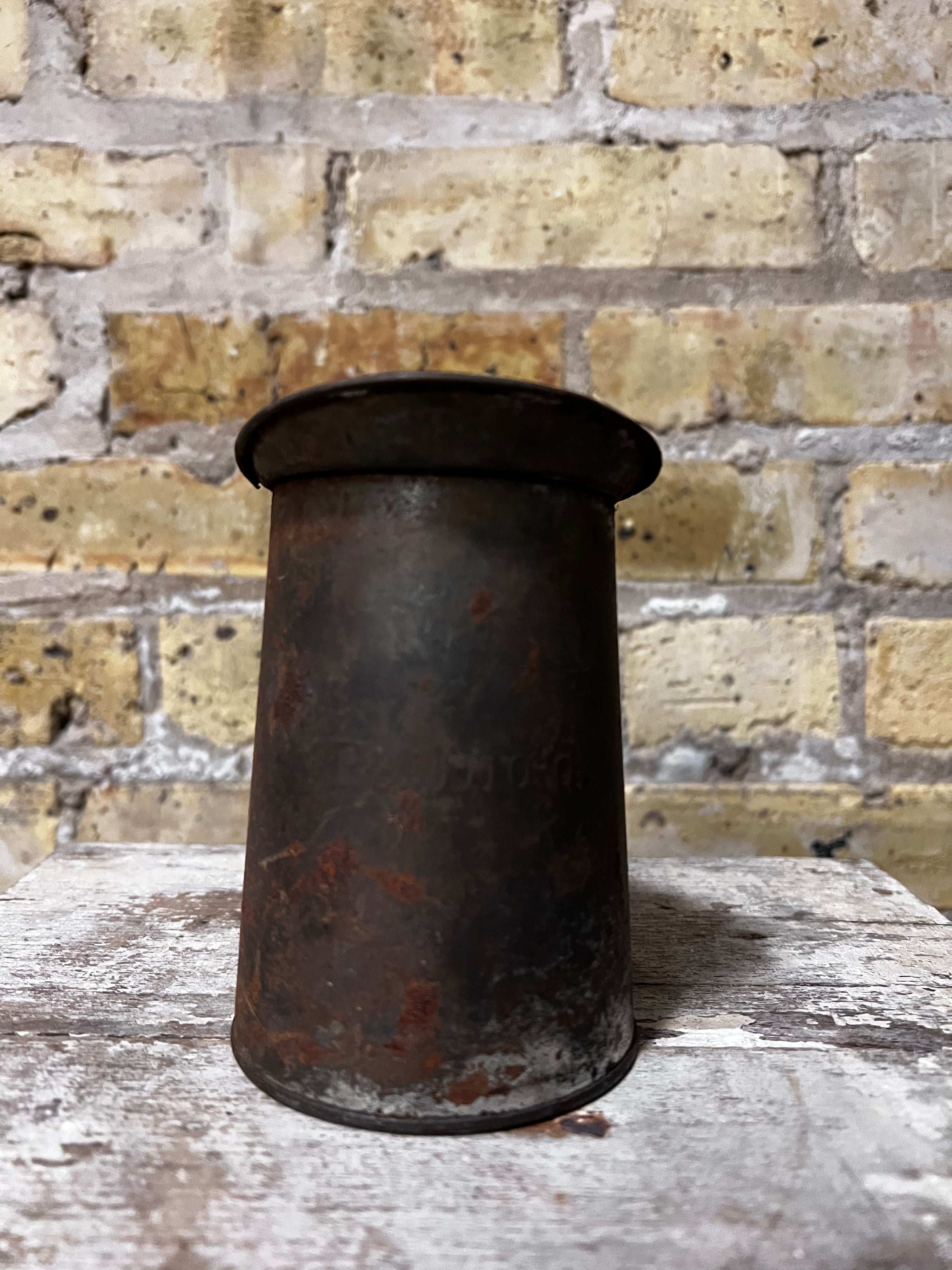 Vintage Tin Pitcher