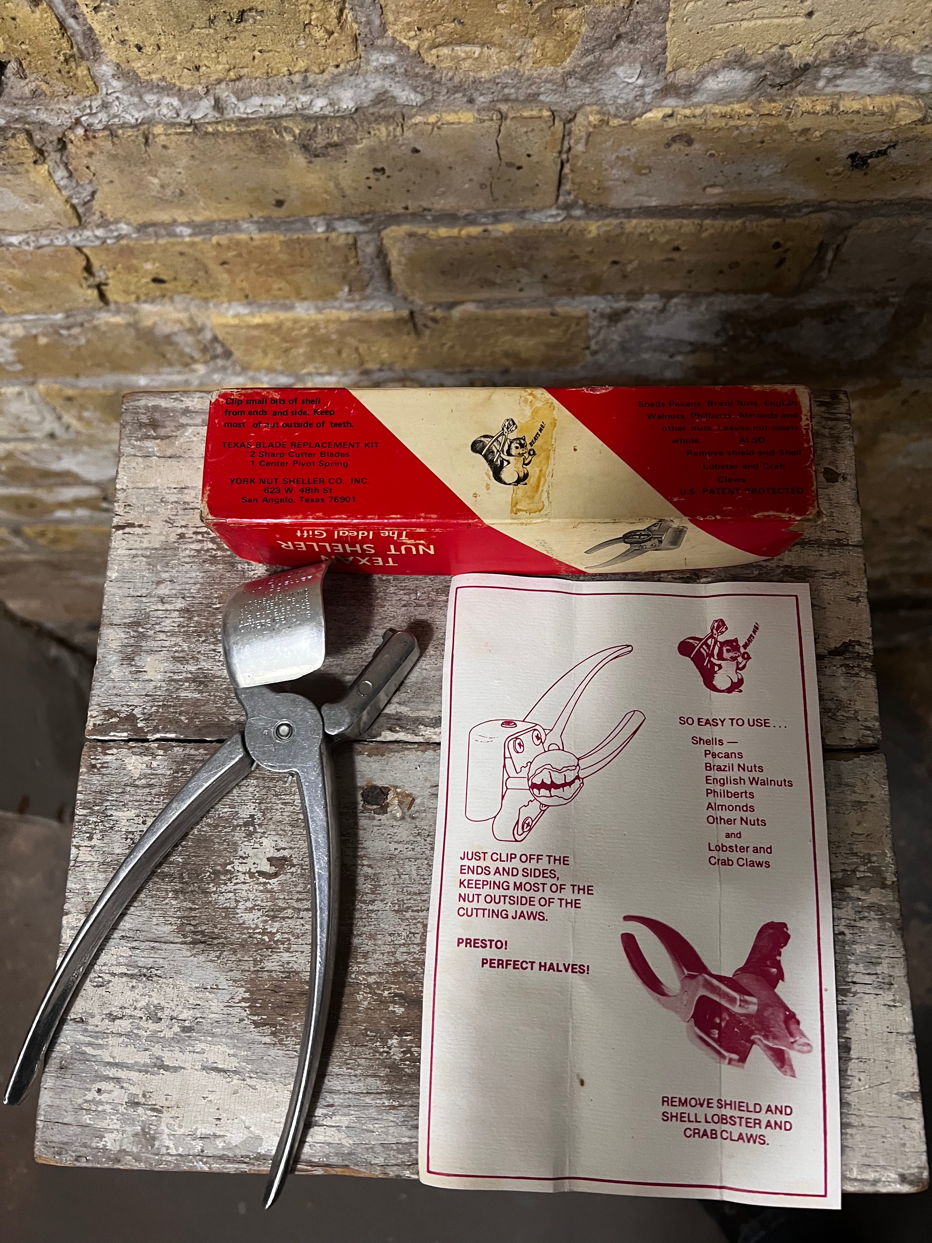 Texan Nut Sheller - patented from York Co.
