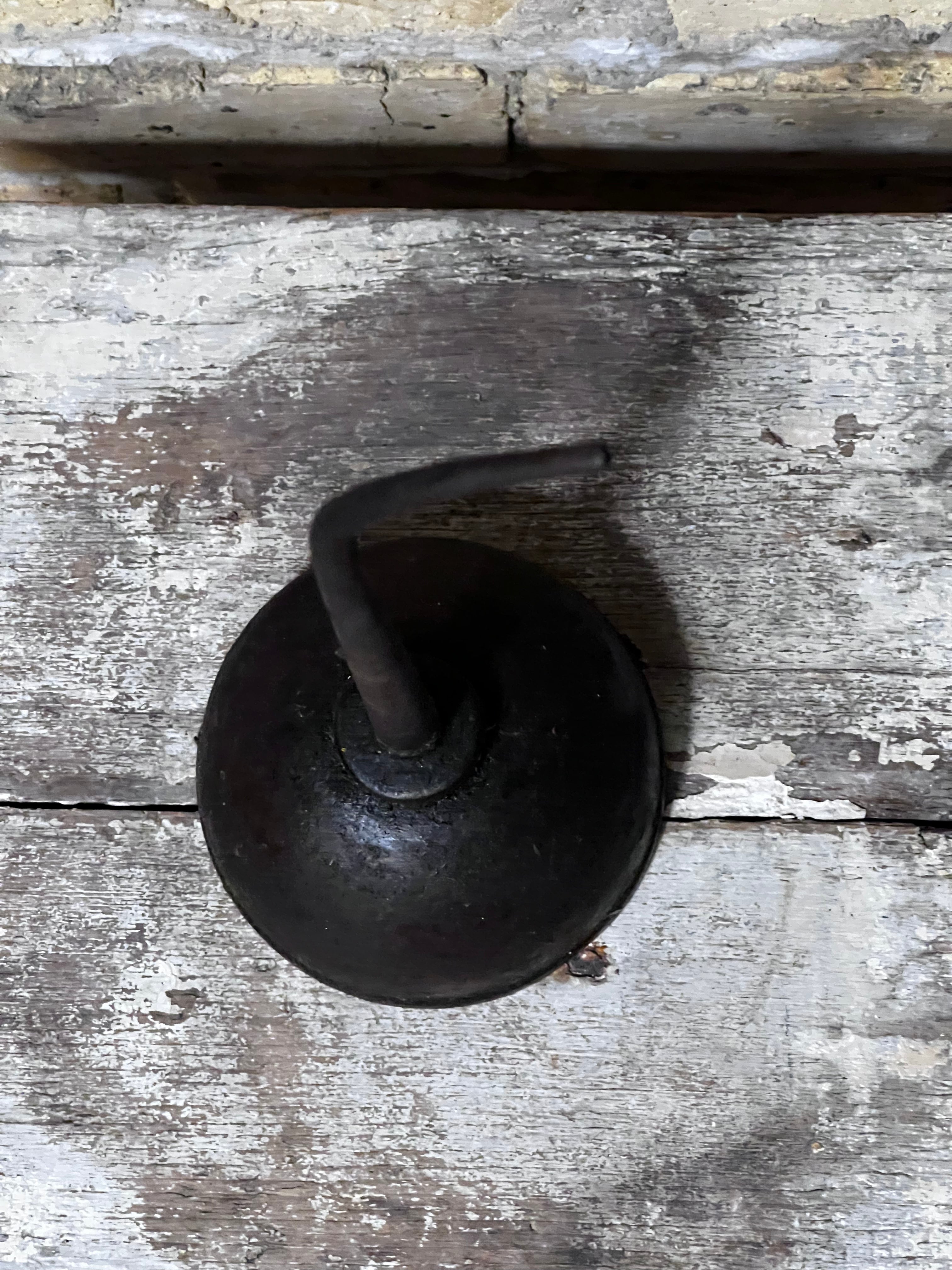 Vintage Metal Oil Can - Black