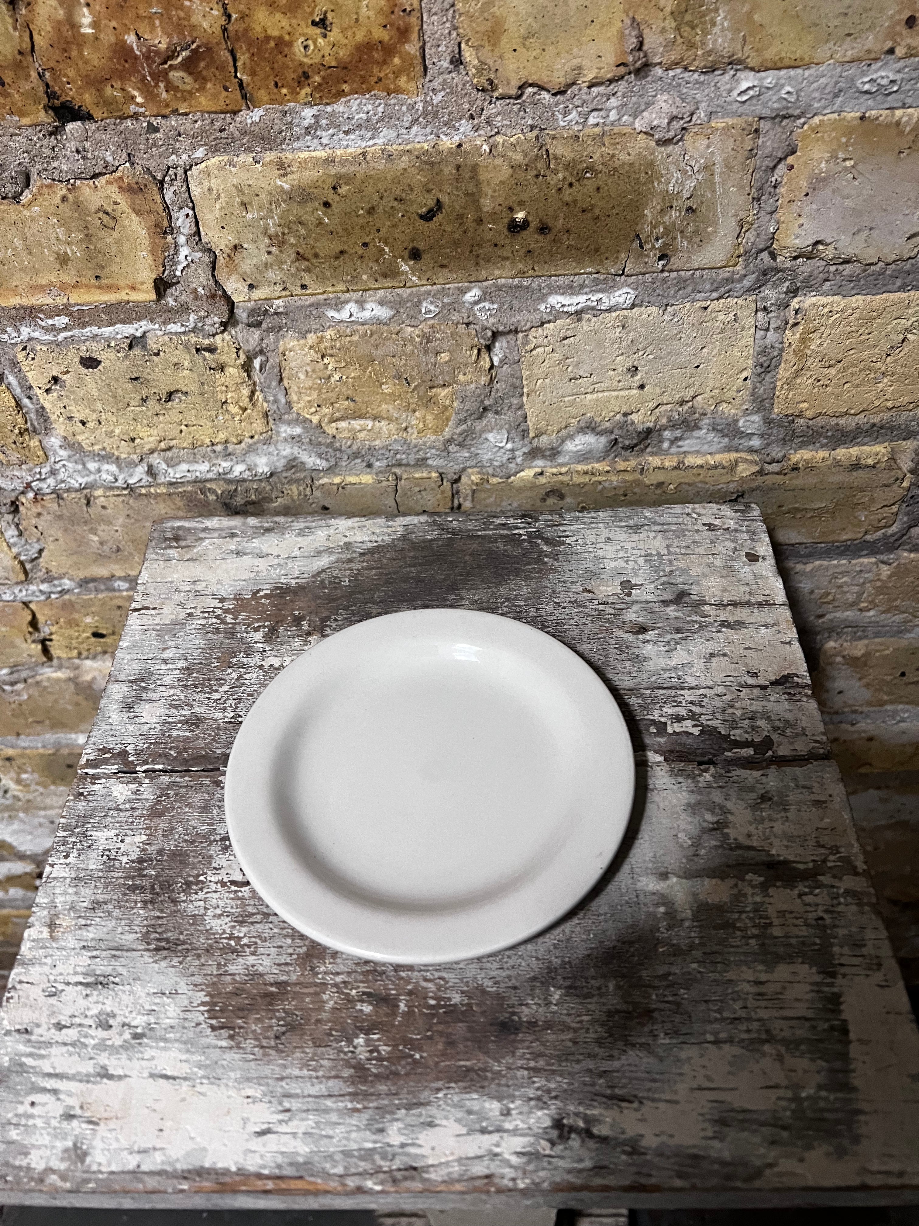 Old Vintage Syscoware White Saucer