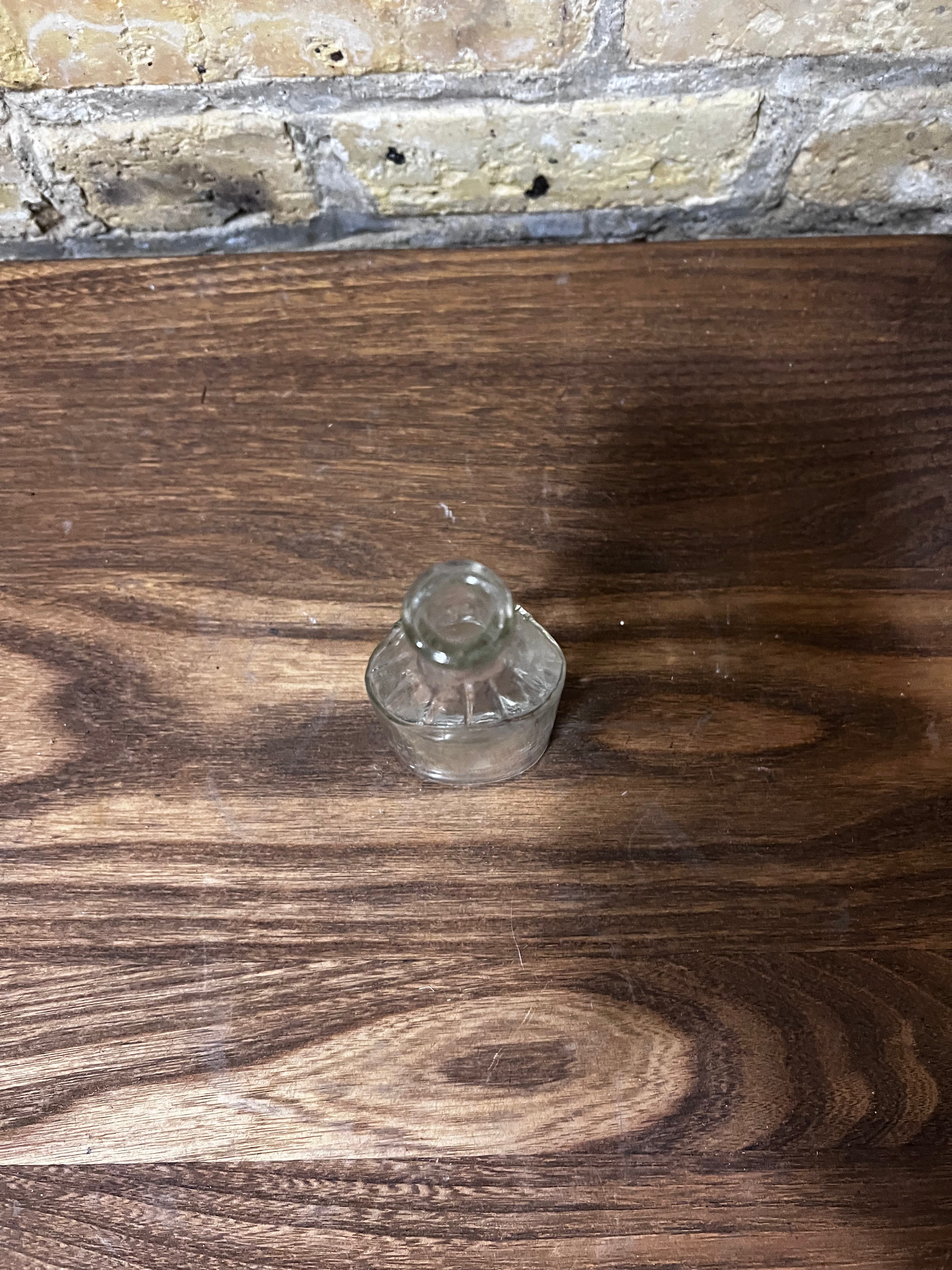 Vintage Glass Marked Medicine Bottle