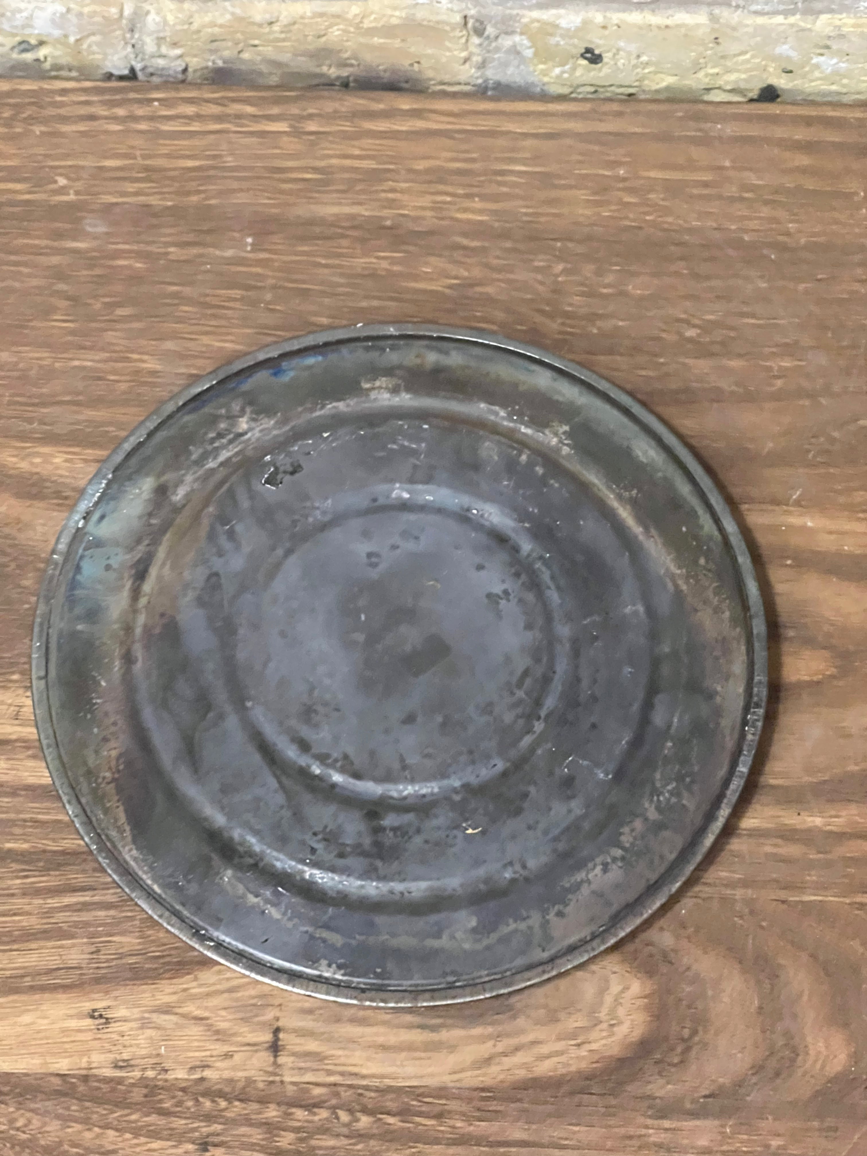 Vintage Bottom Metal Canister