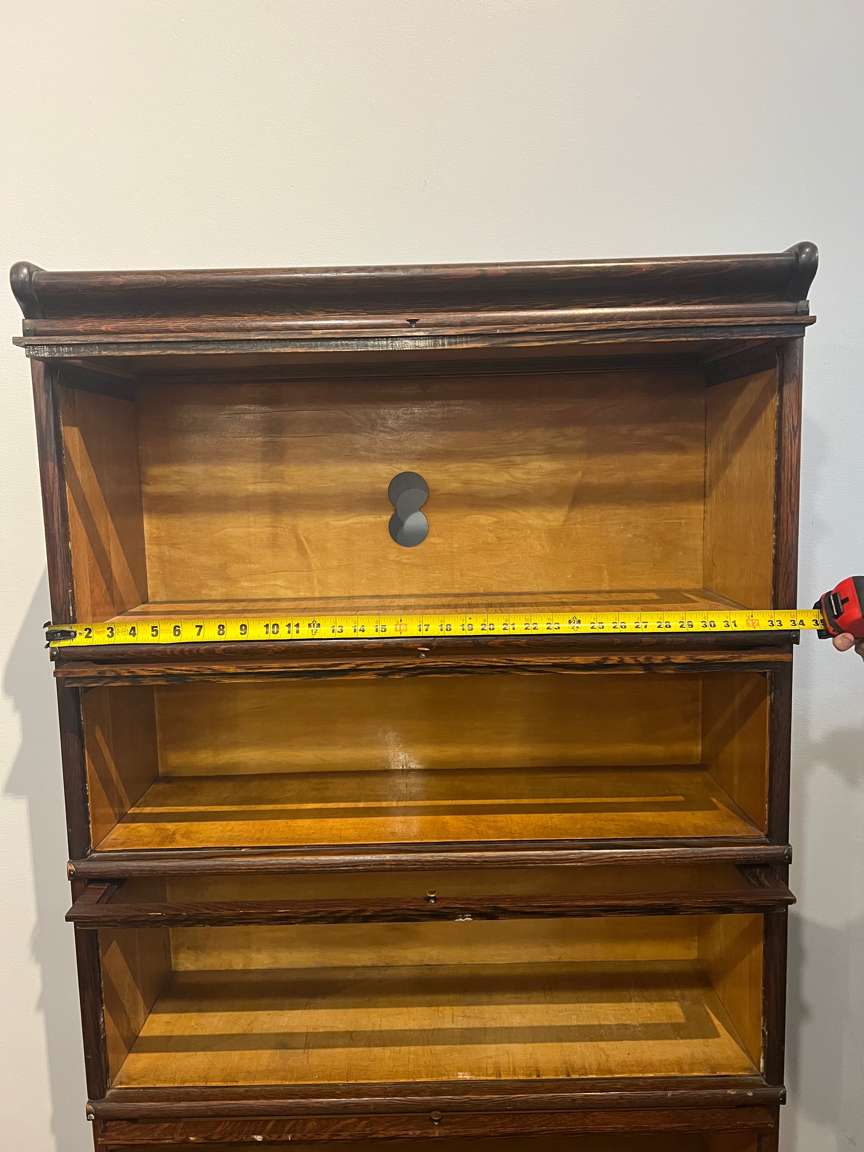 Five Shelf Barrister Bookcase