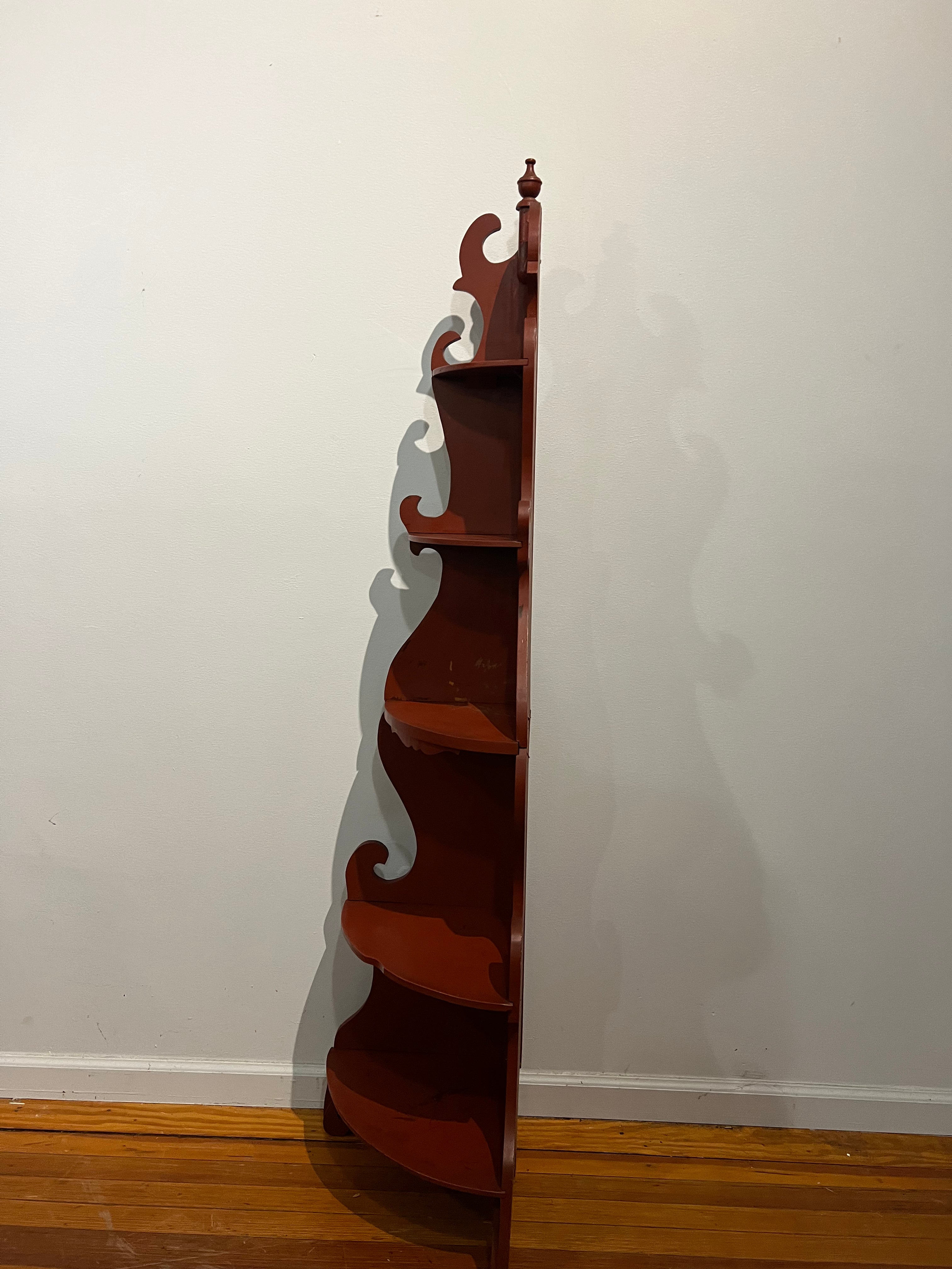 Wooden Corner Shelf