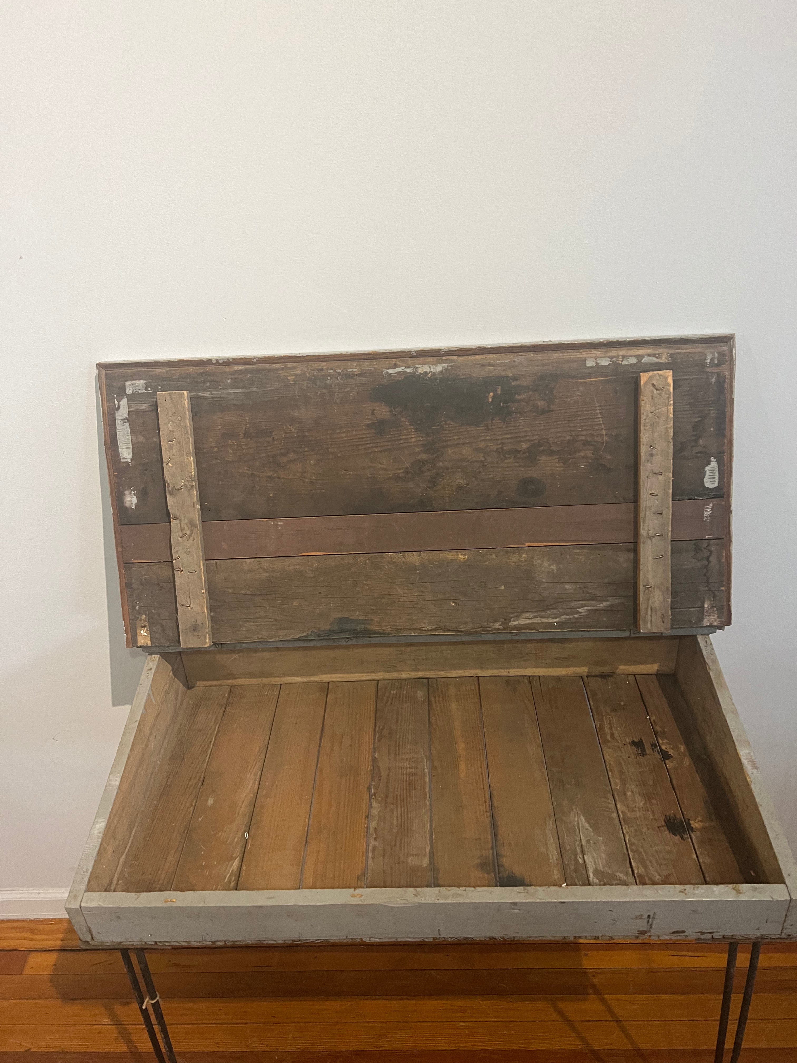 Vintage Indian Hairpin Desk