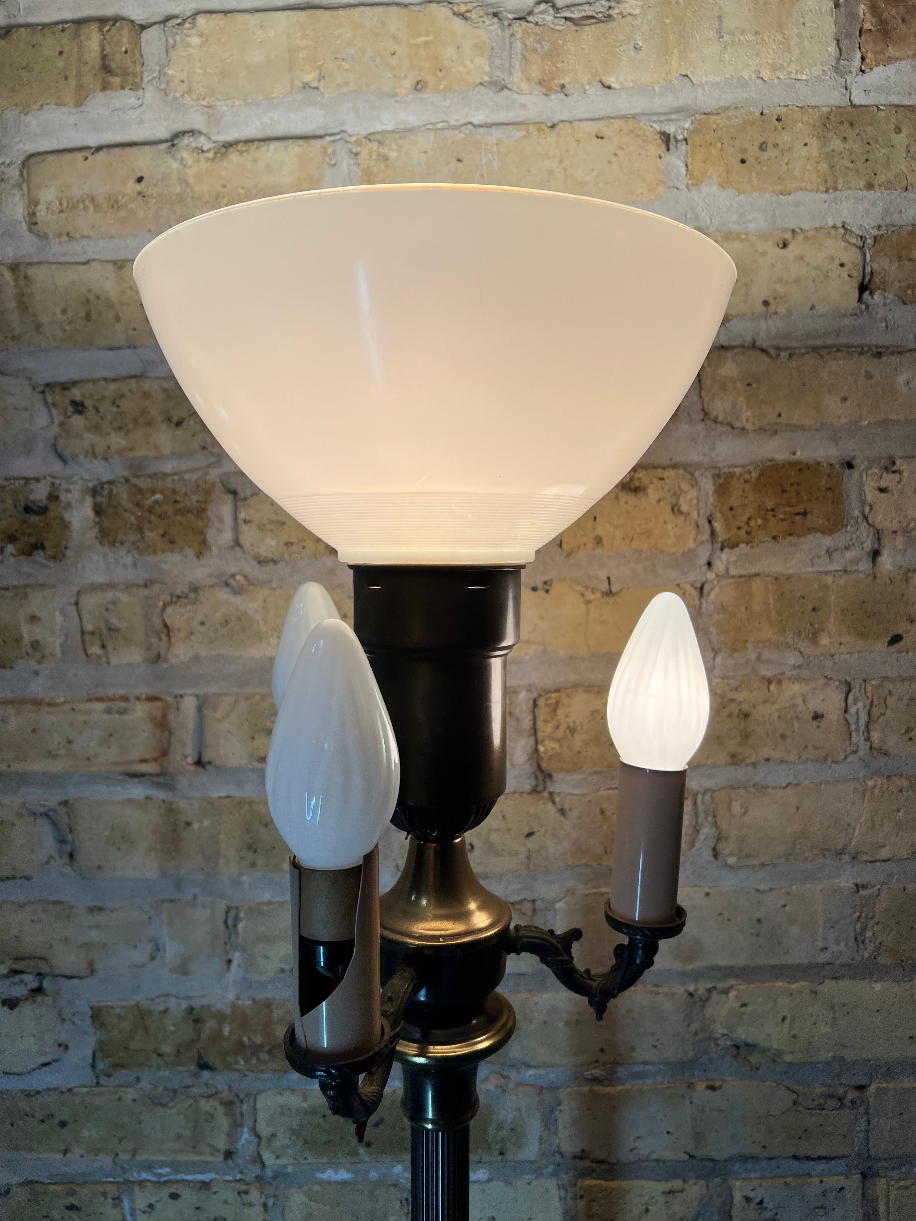 Gilbert Rohde Torchiere Floor Lamp