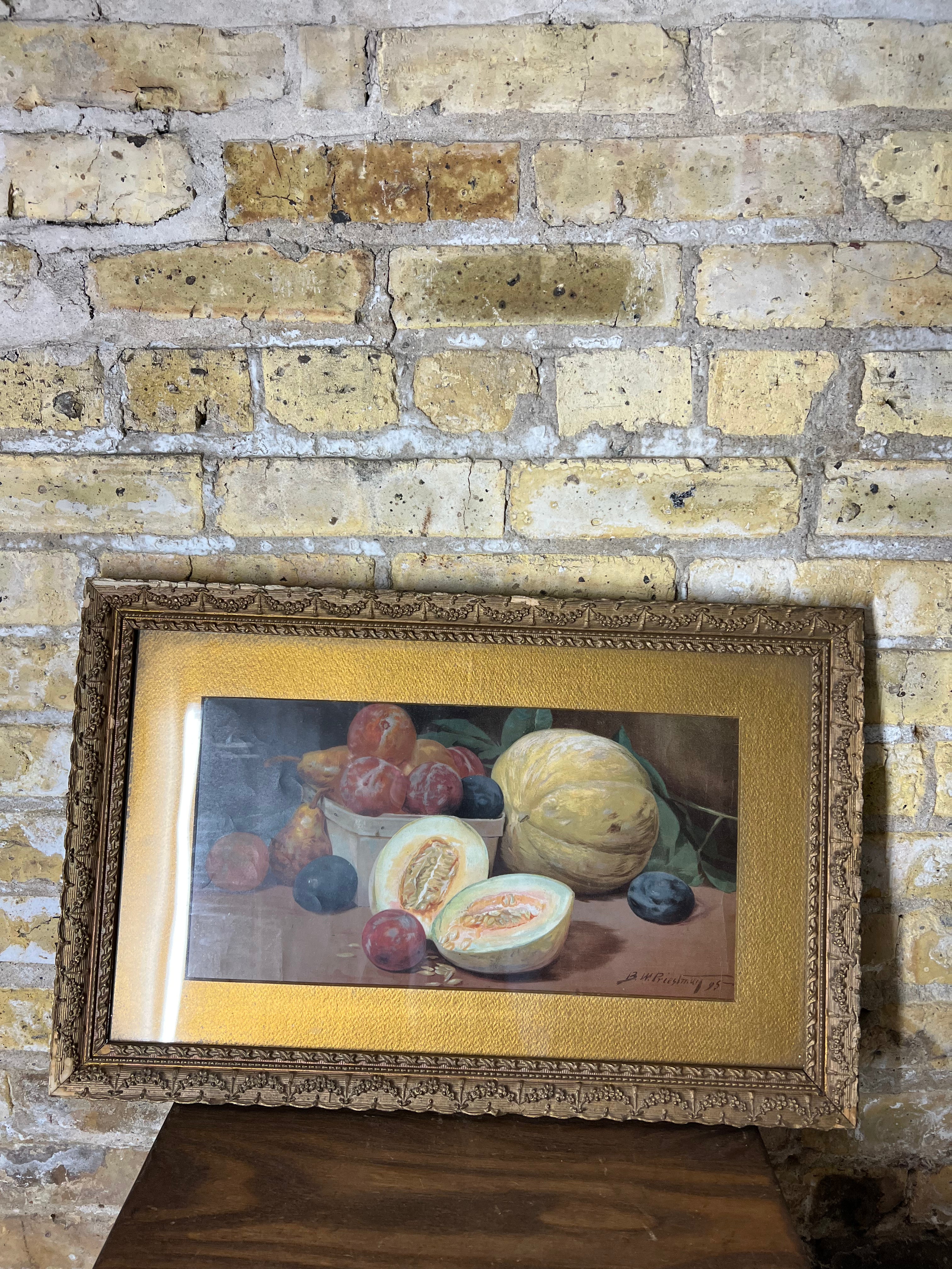 Vintage Oil Painting “Fruit"