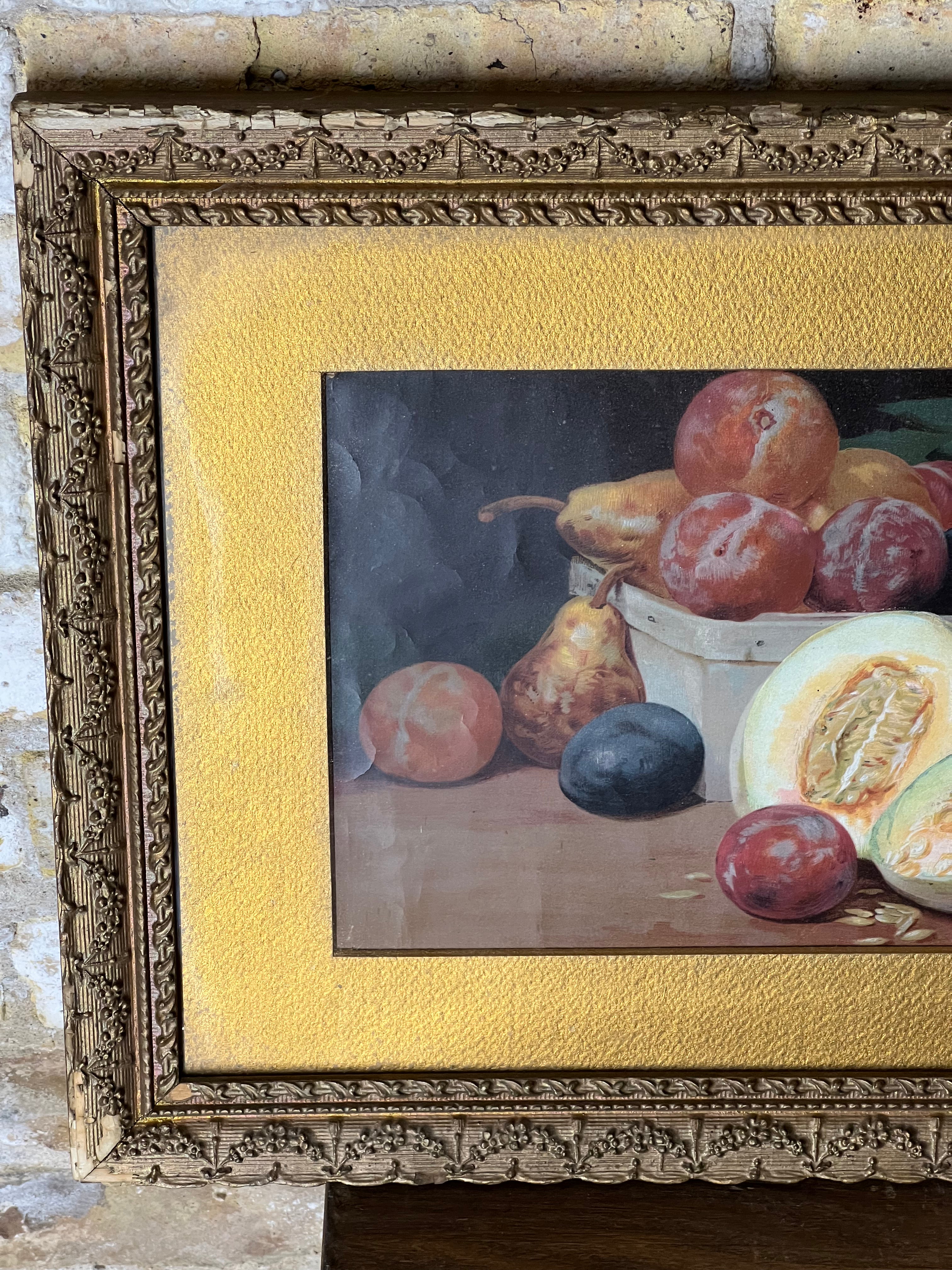 Vintage Oil Painting “Fruit"