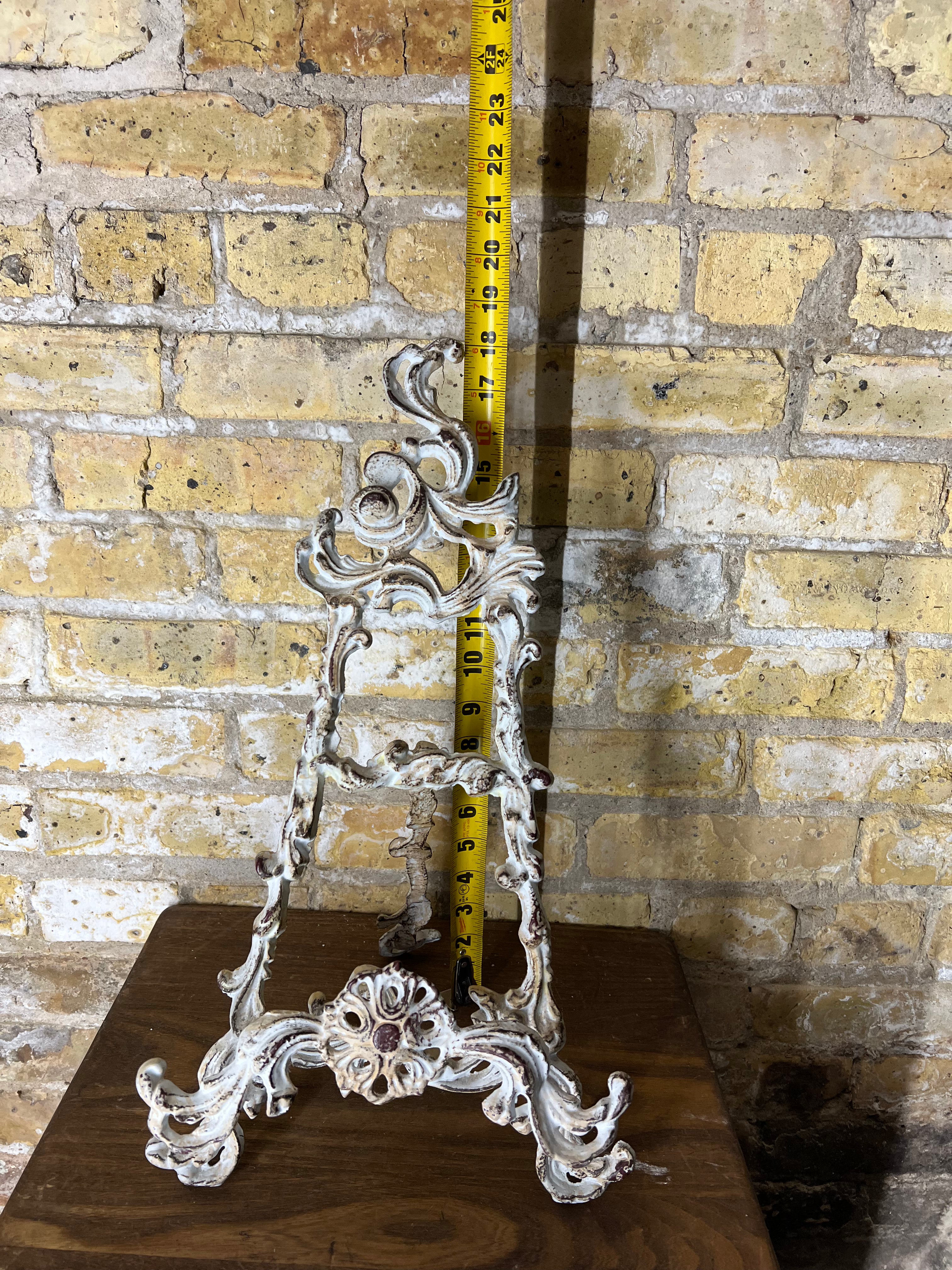Vintage Cast Iron Picture Frame Holder