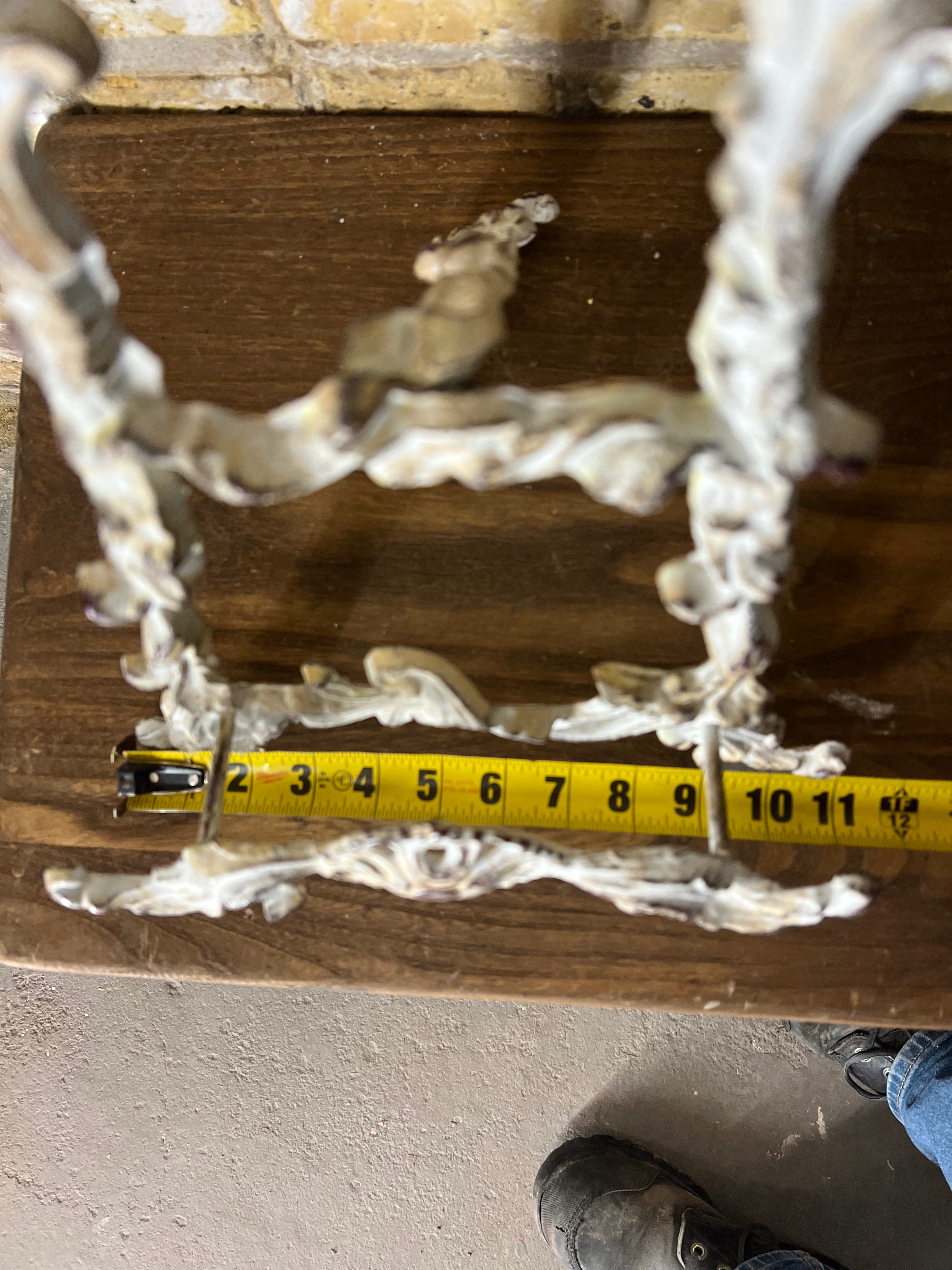 Vintage Cast Iron Picture Frame Holder