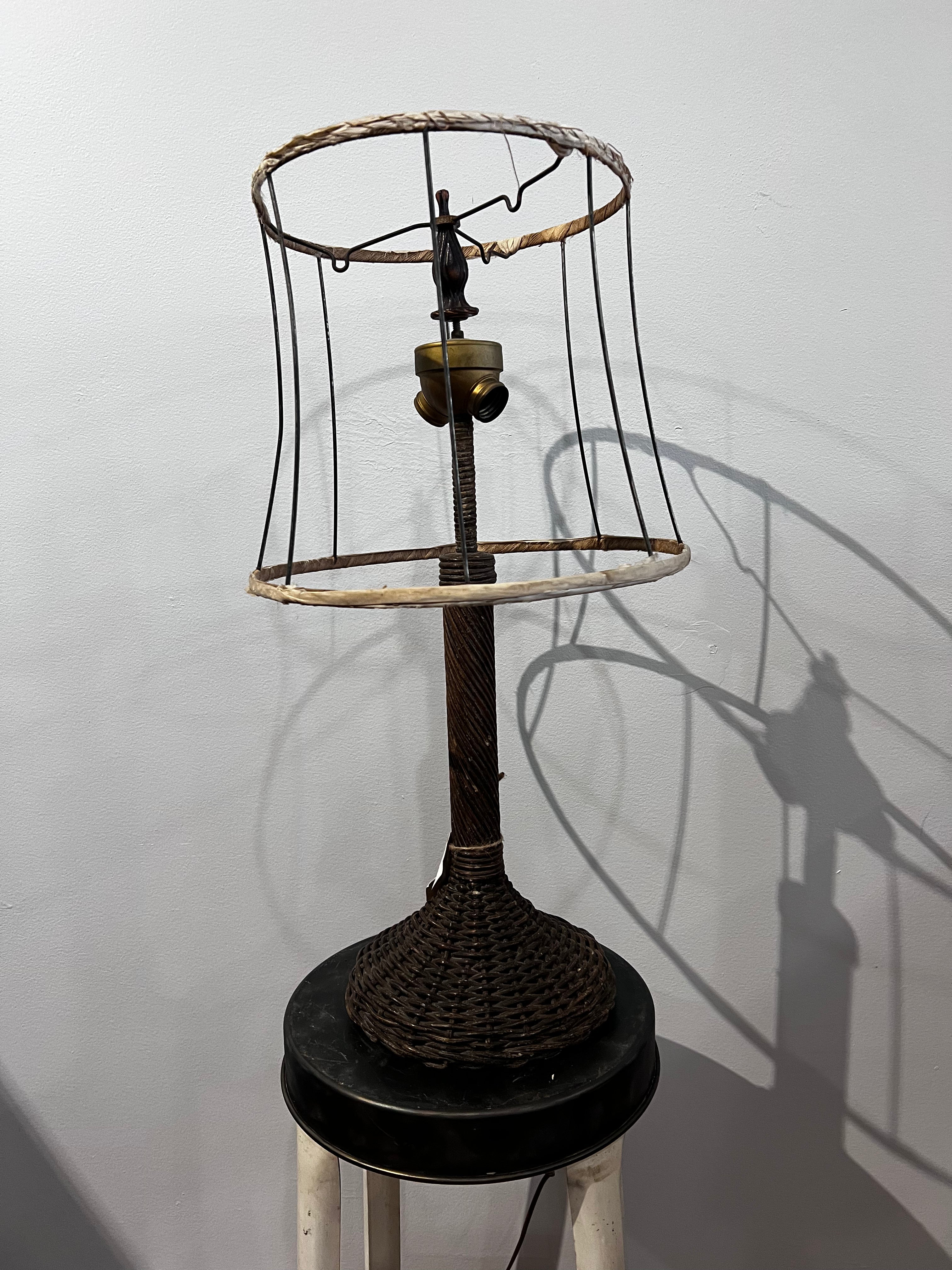 Wicker Lamp