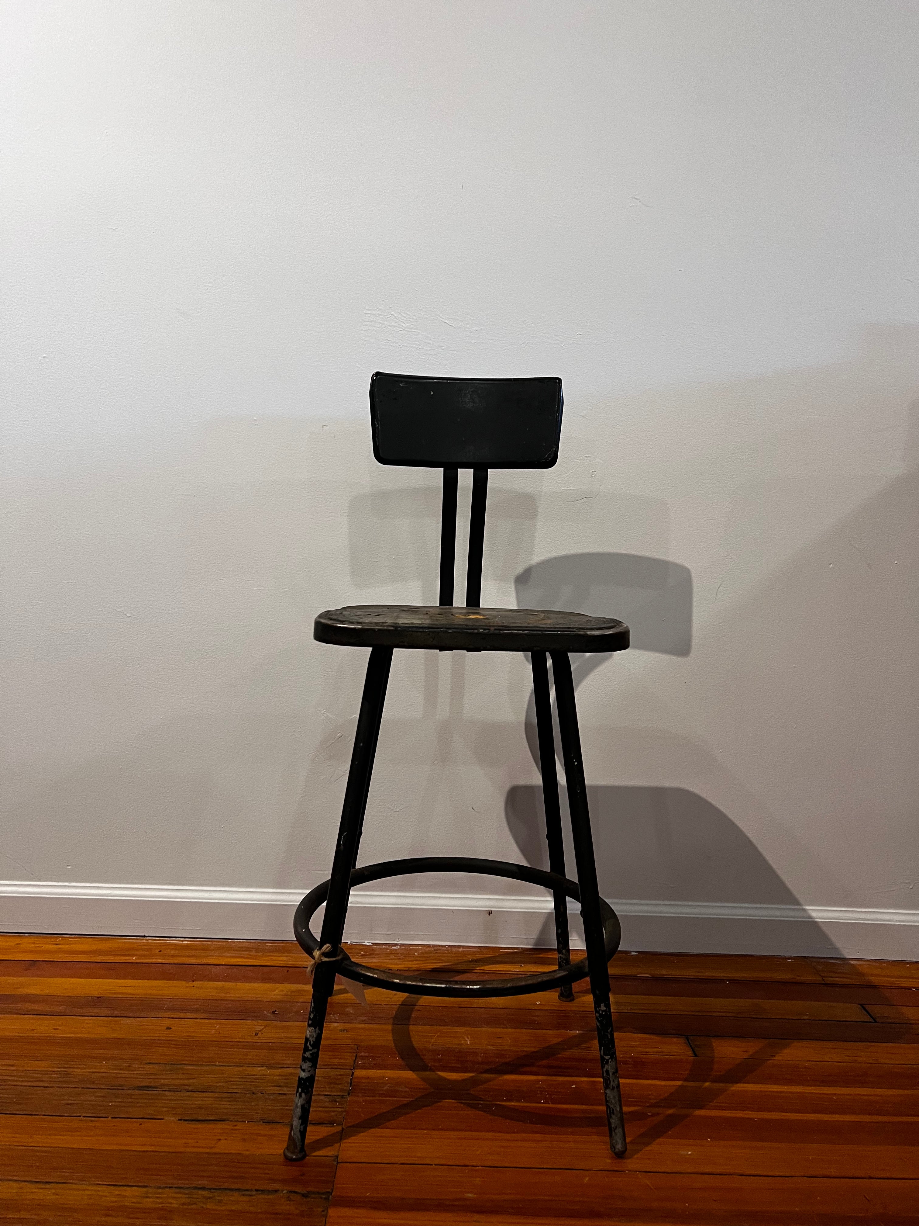 Black Shop Stool