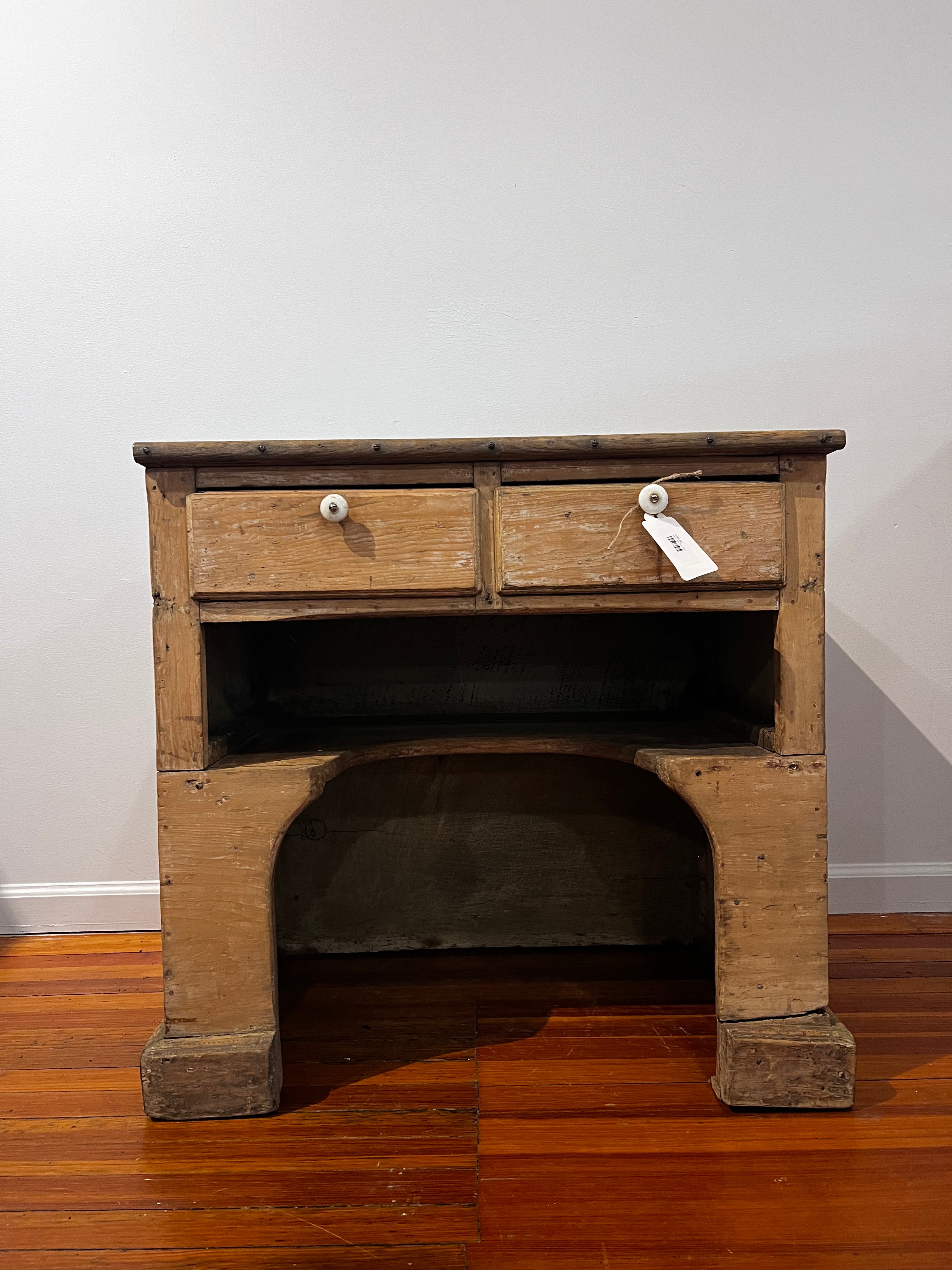 Zinc Top Smallish Desk