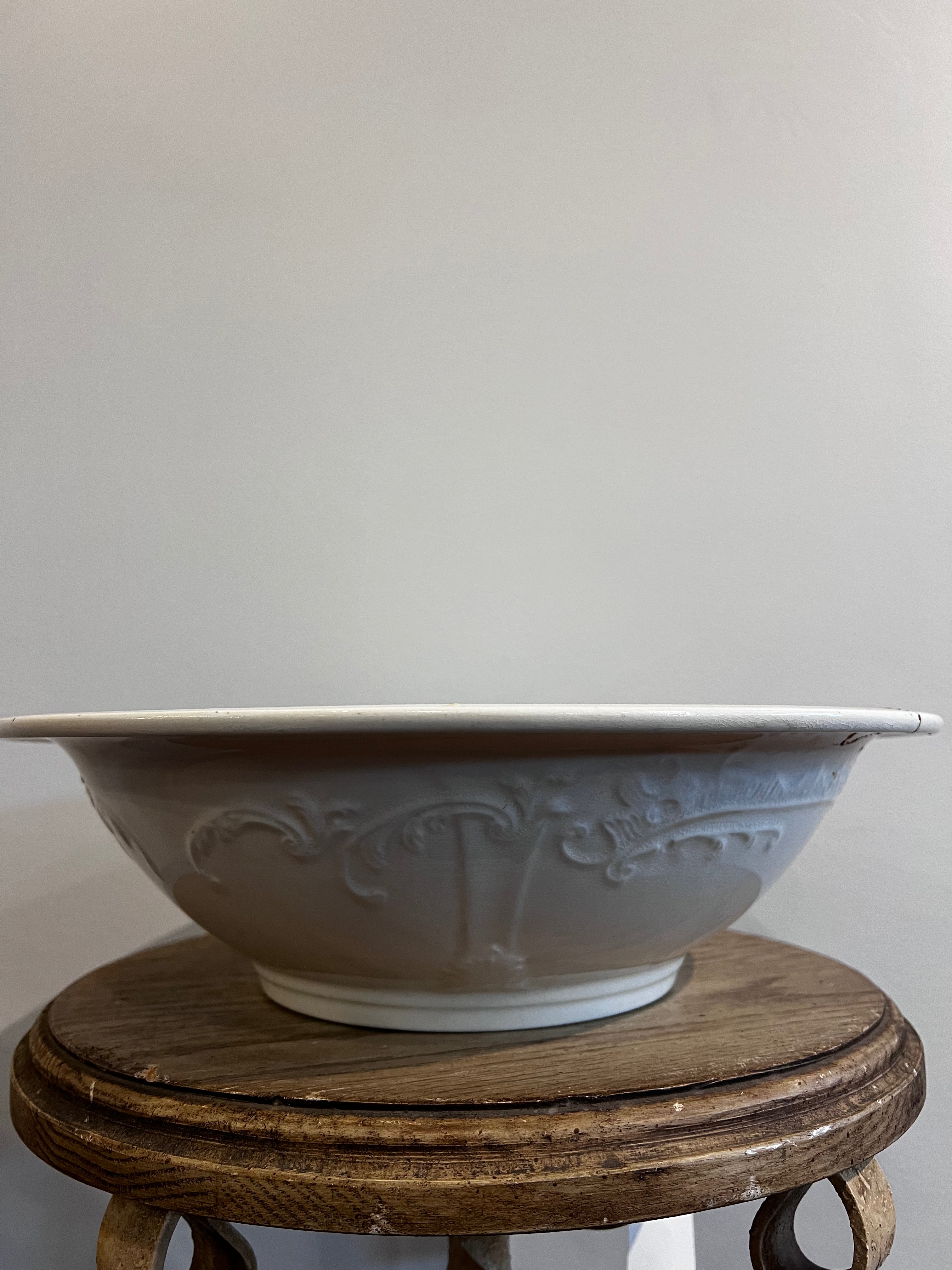 White Ceramic Basin