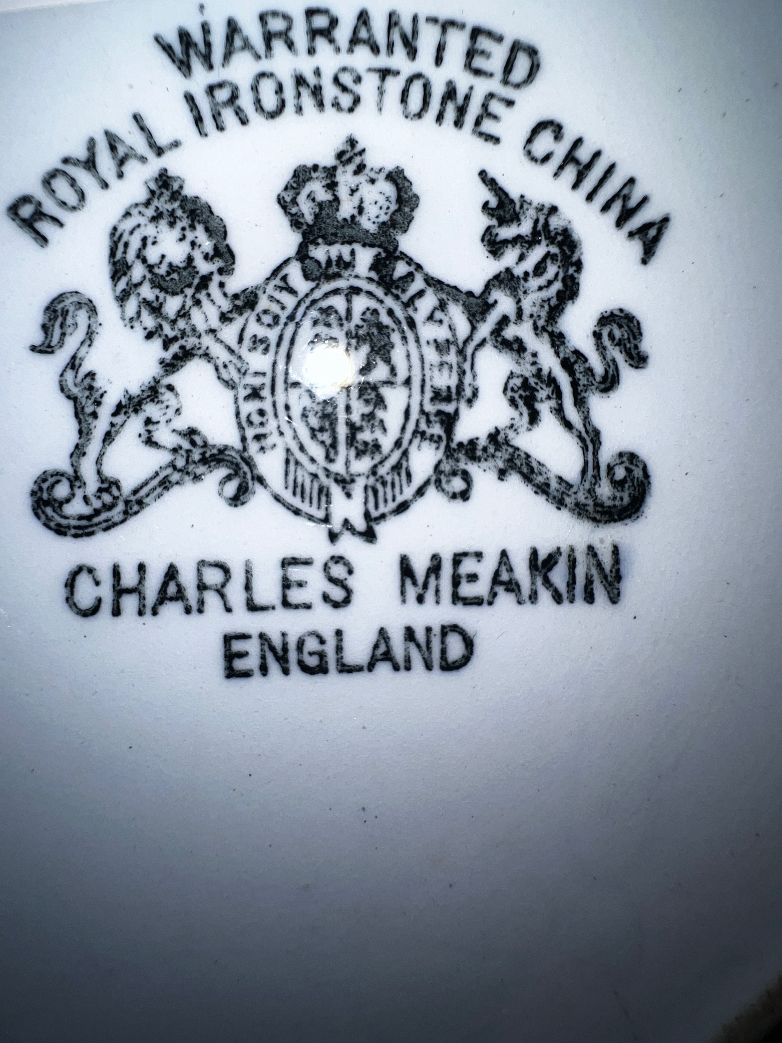 Ironstone Soup Bowl Meakin