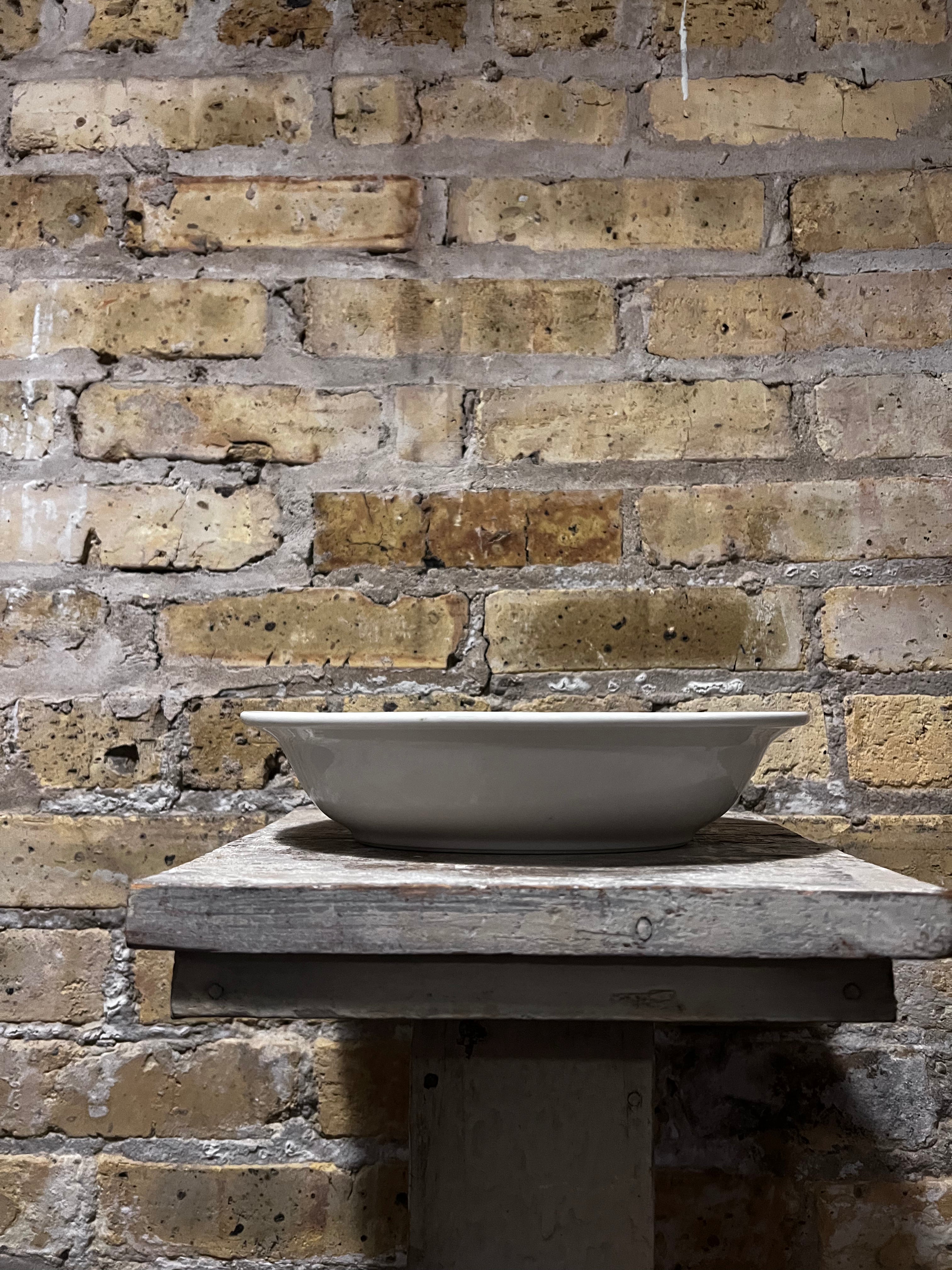 White Oval Ceramic Tray X-Sm