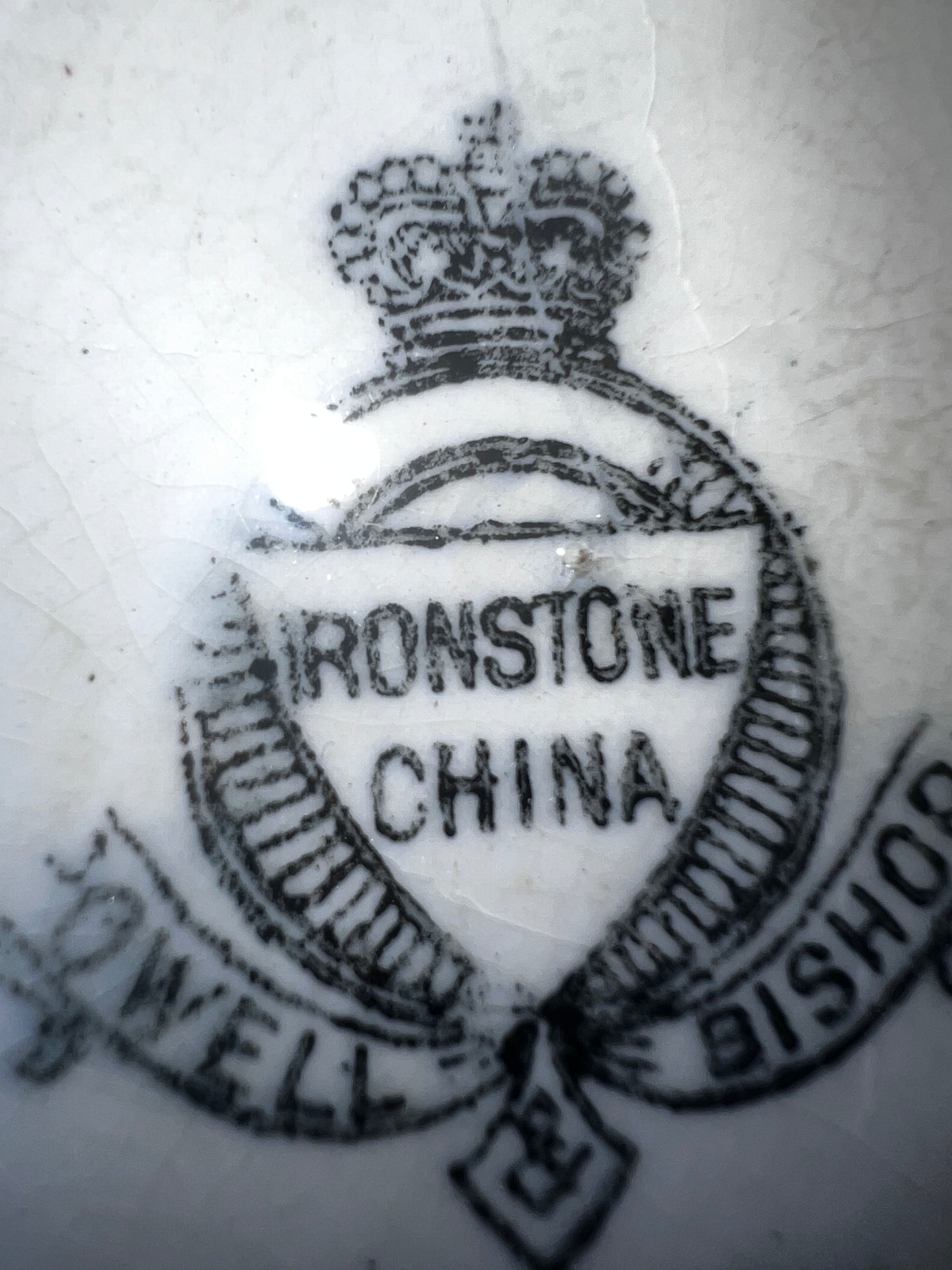 Ironstone Powell & Bishop Tray