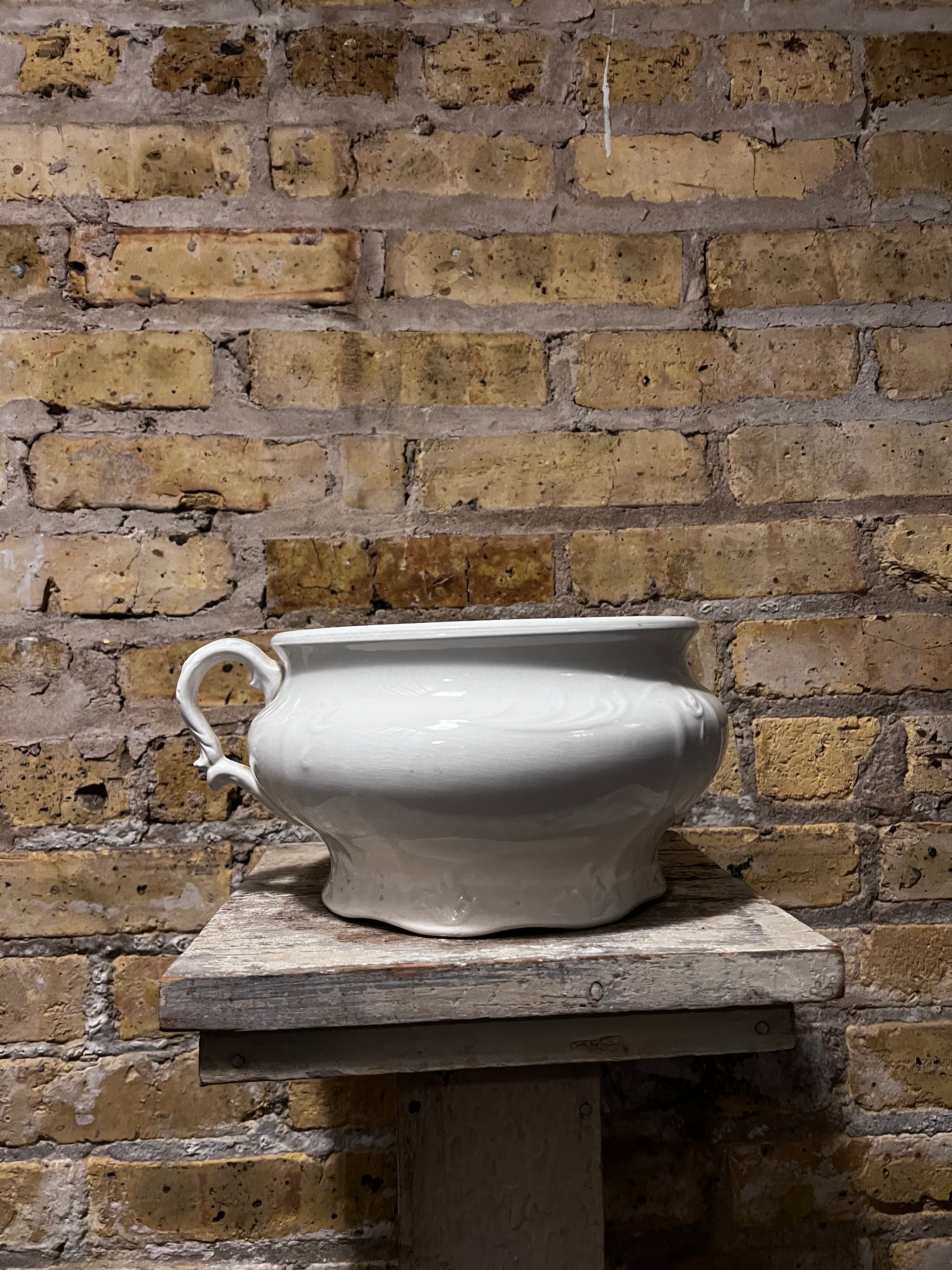 Vintage Porcelain Chamber Pot