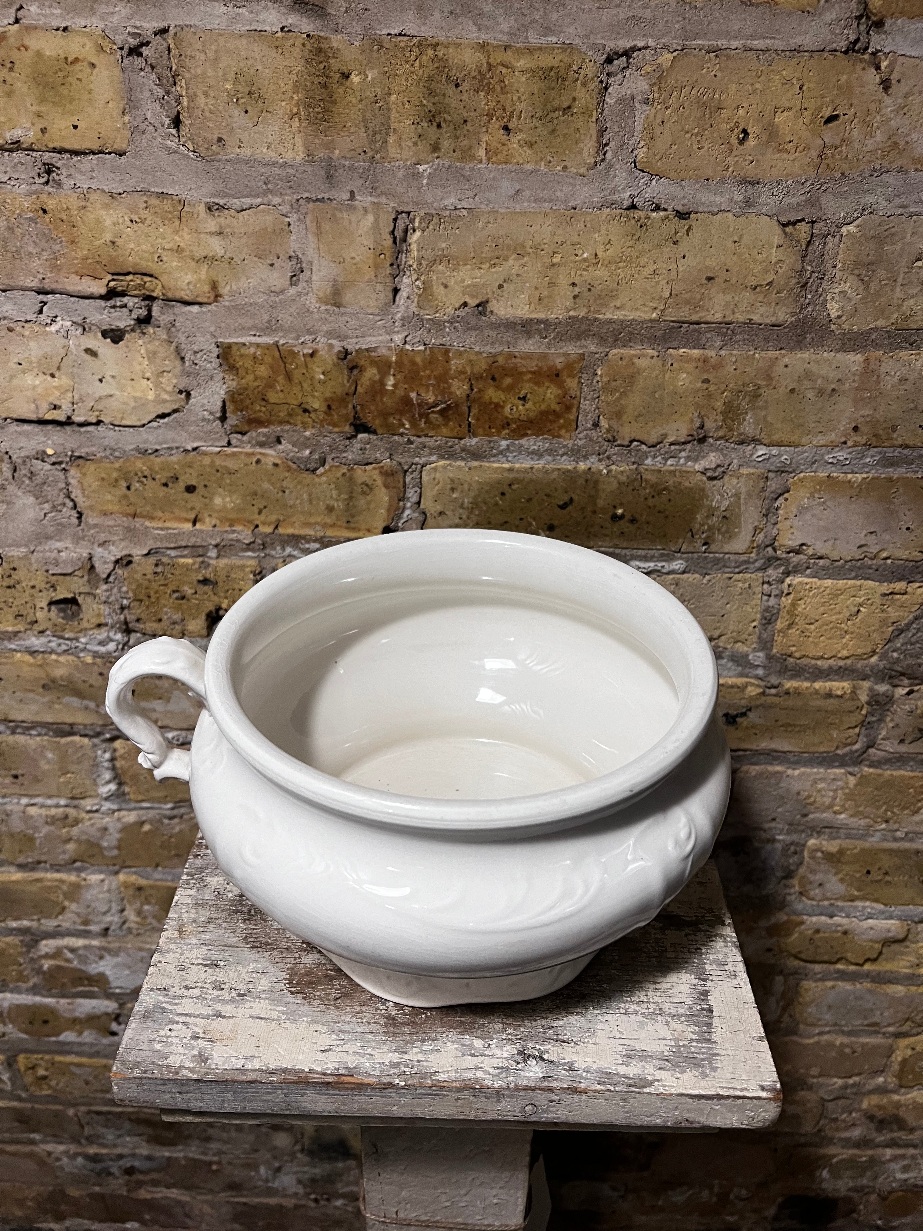Vintage Porcelain Chamber Pot