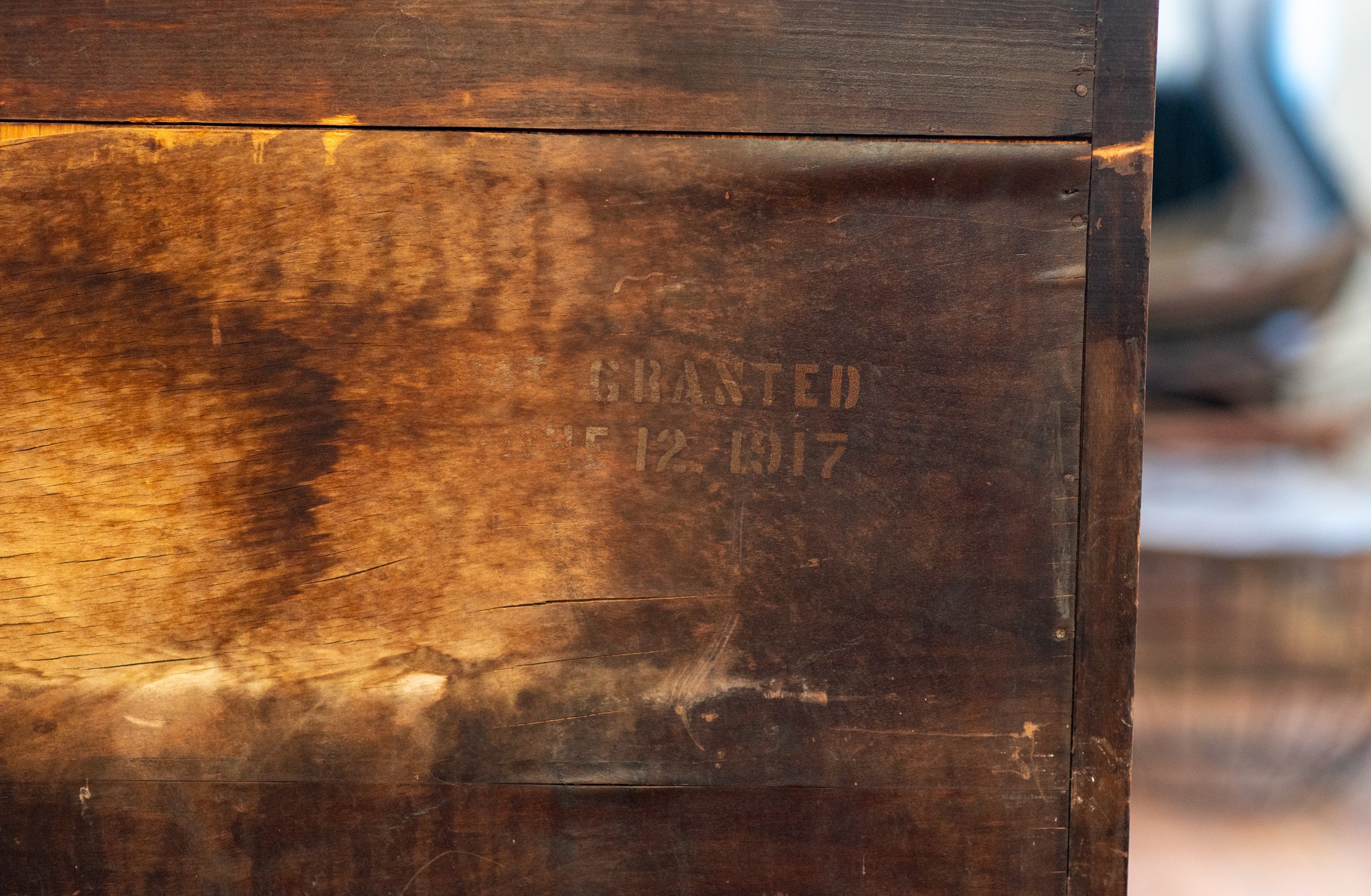 Antique Browns "Tested Seeds" Cabinet & Display