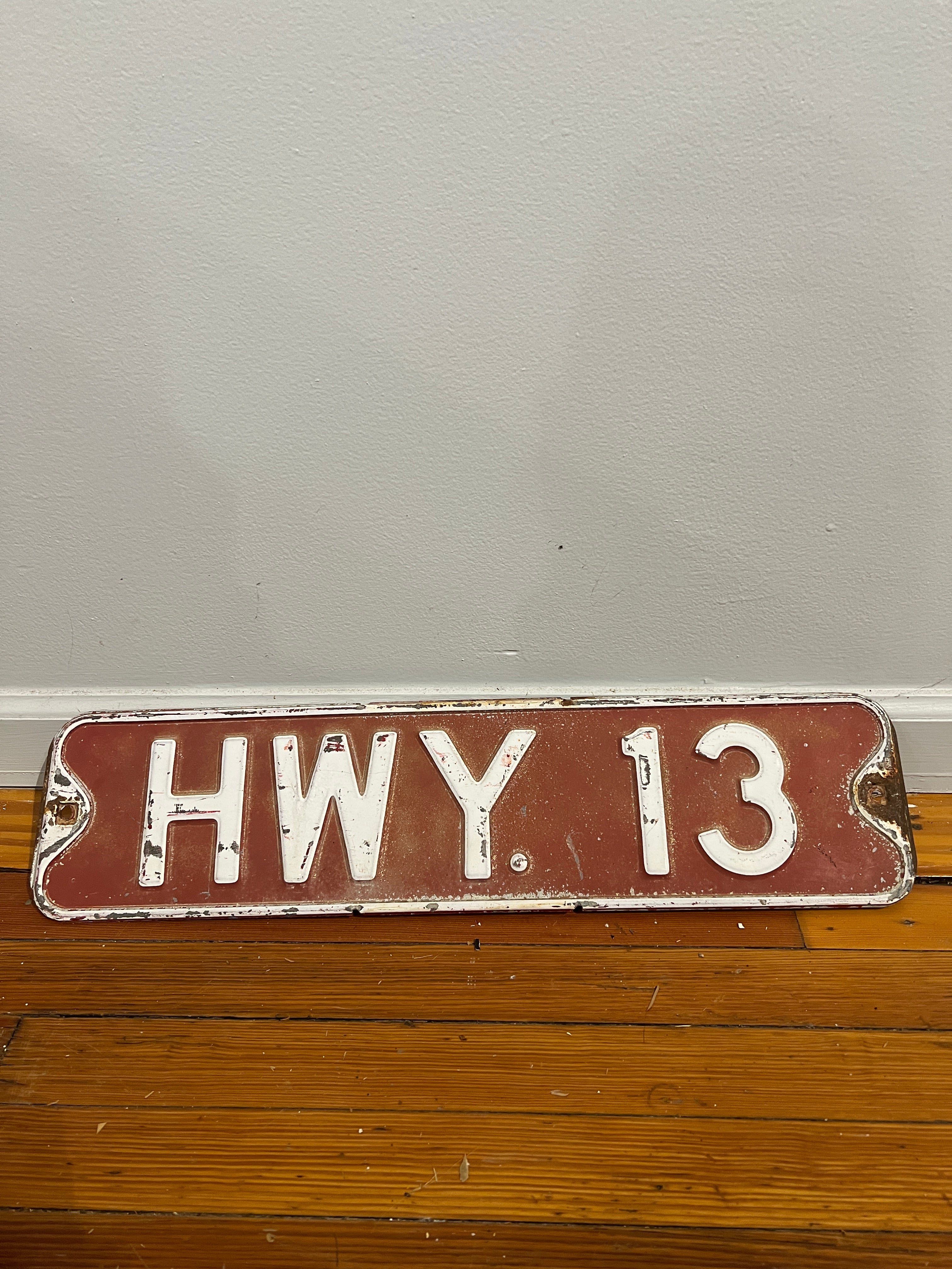 Street Sign "13"