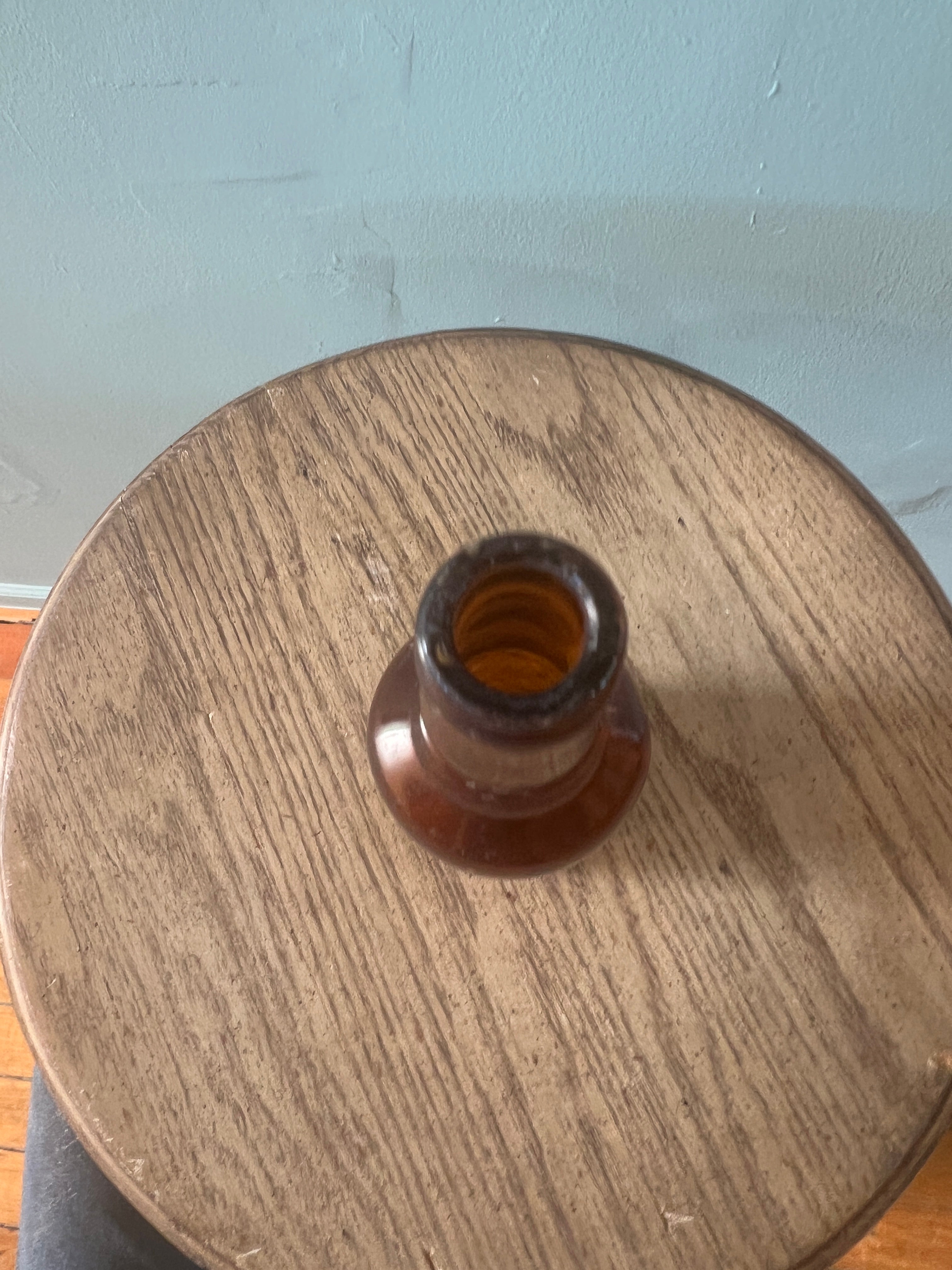 Amber Beer Bottle