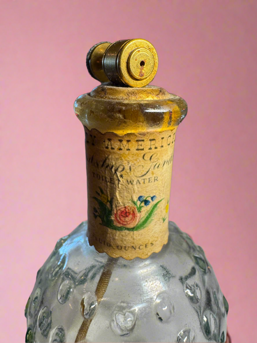 Vintage Early American Atomizer Perfume Bottle