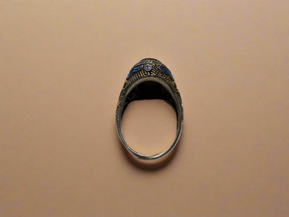 Vintage Filigree Tigers Eye Ring