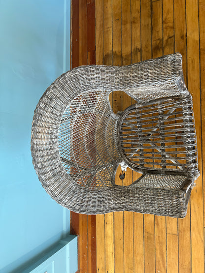 Vintage Wicker Arm Chair