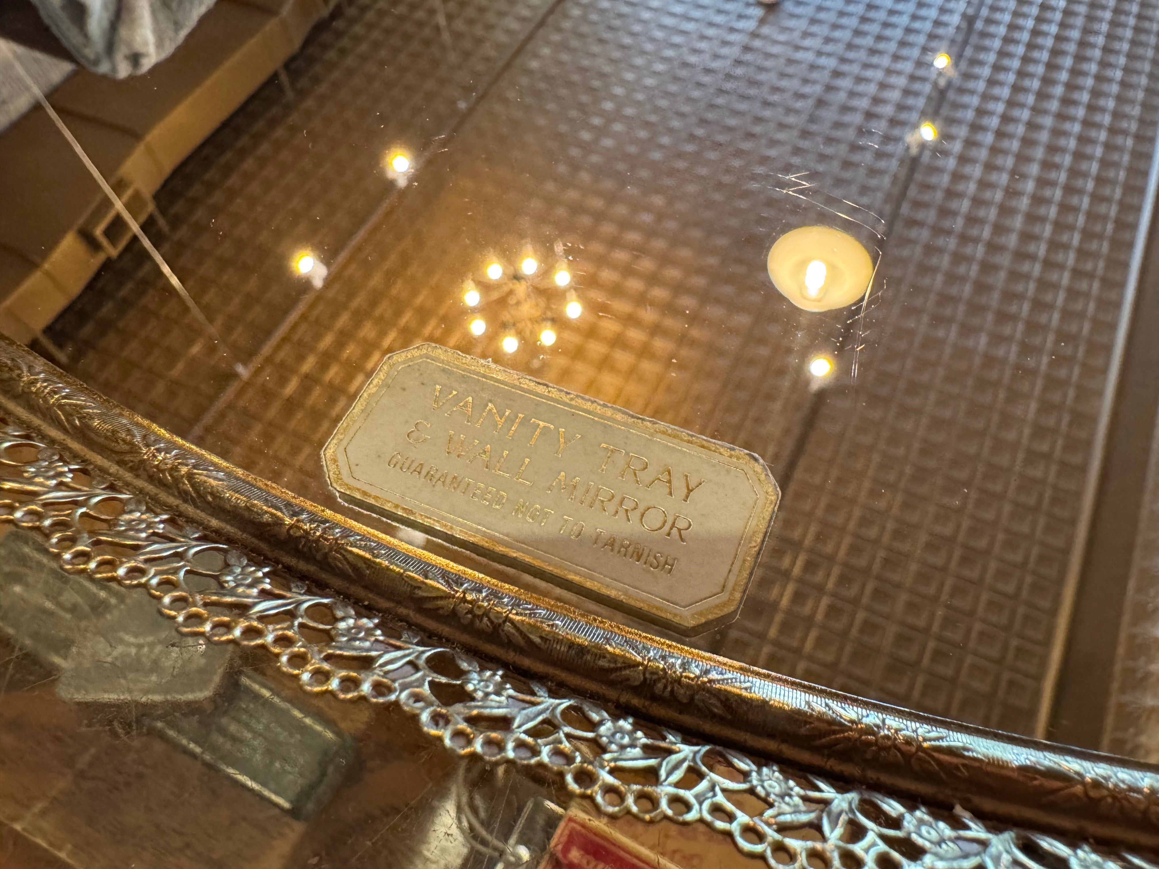 Vanity Tray & Wall Mirror