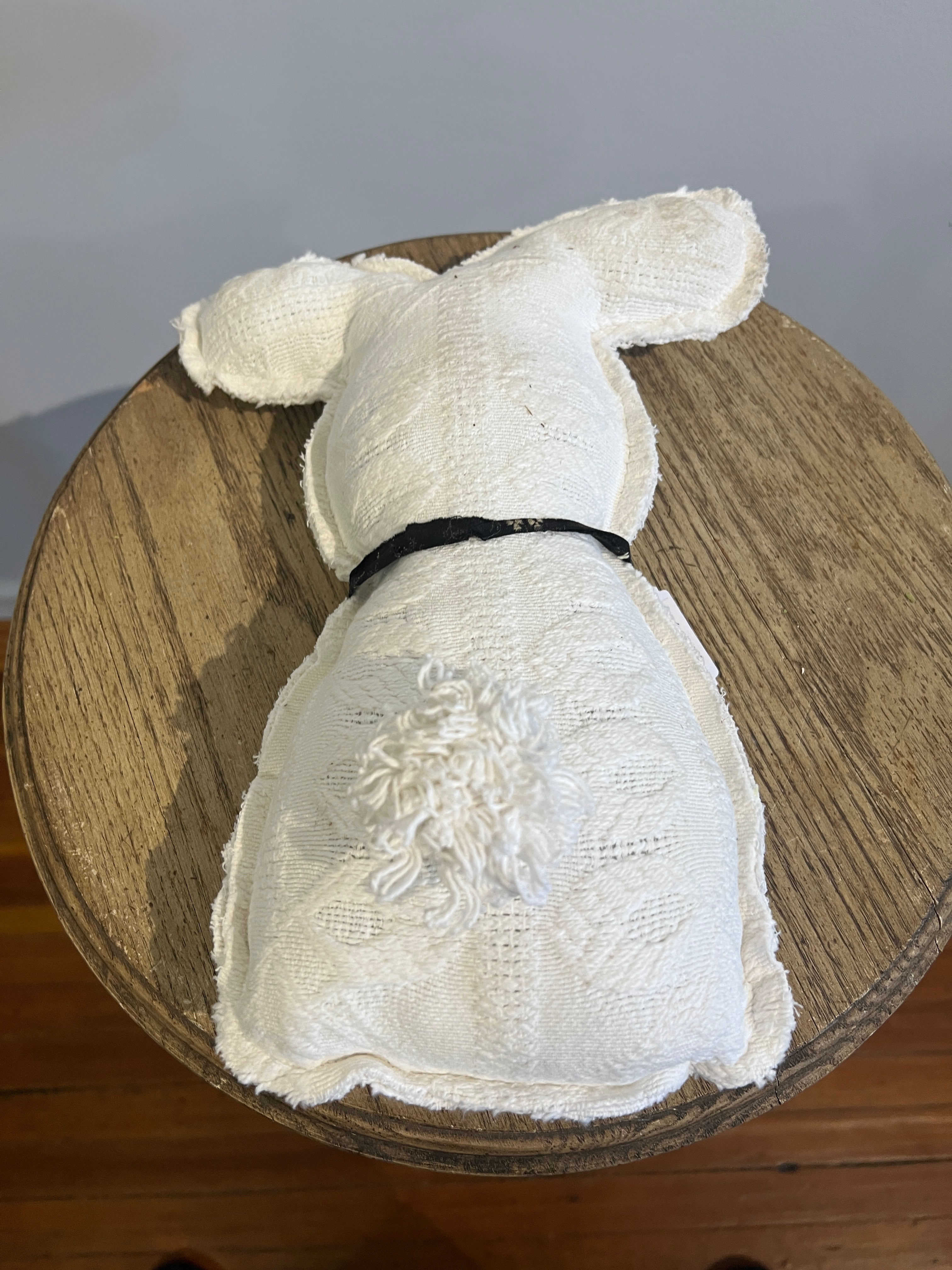 Vintage Stuffed White Bunny