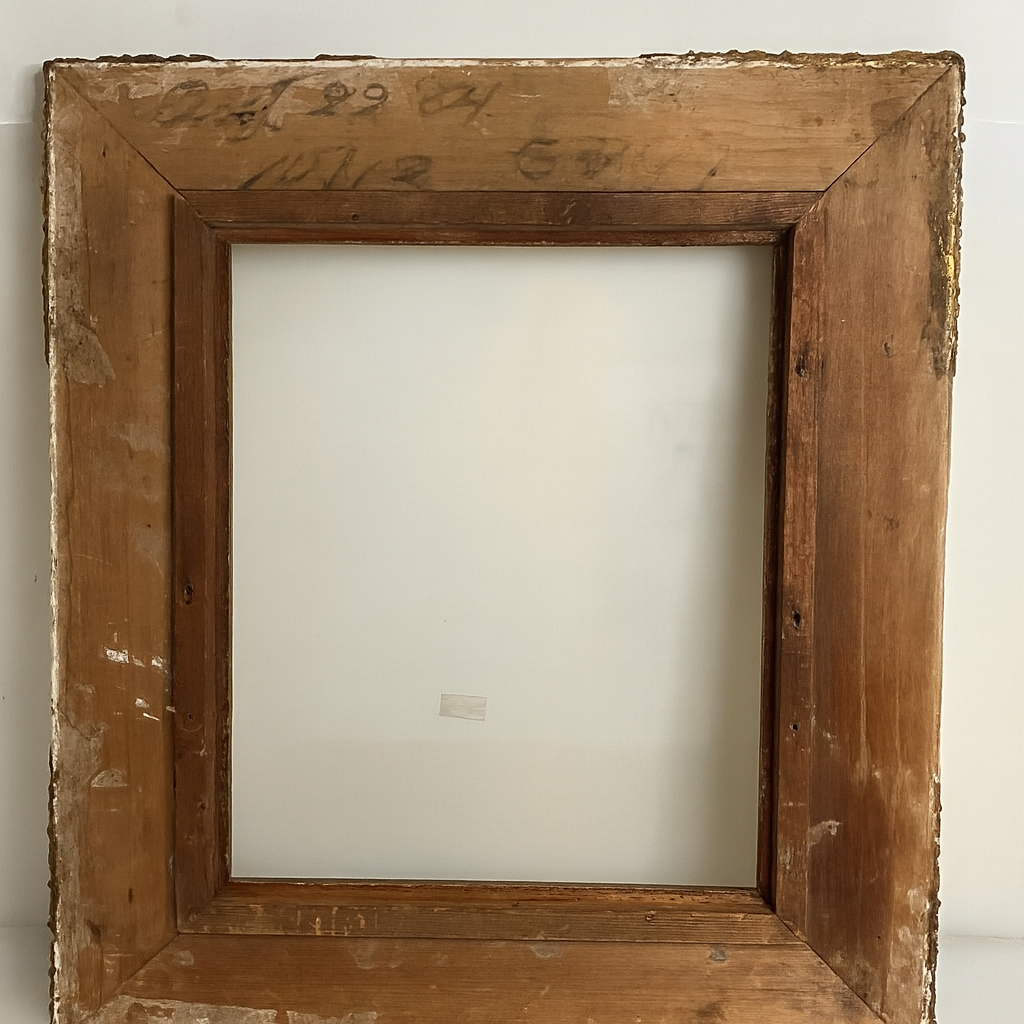 Moroccan Style Ivory And Gold Colored Detailed Picture Frame