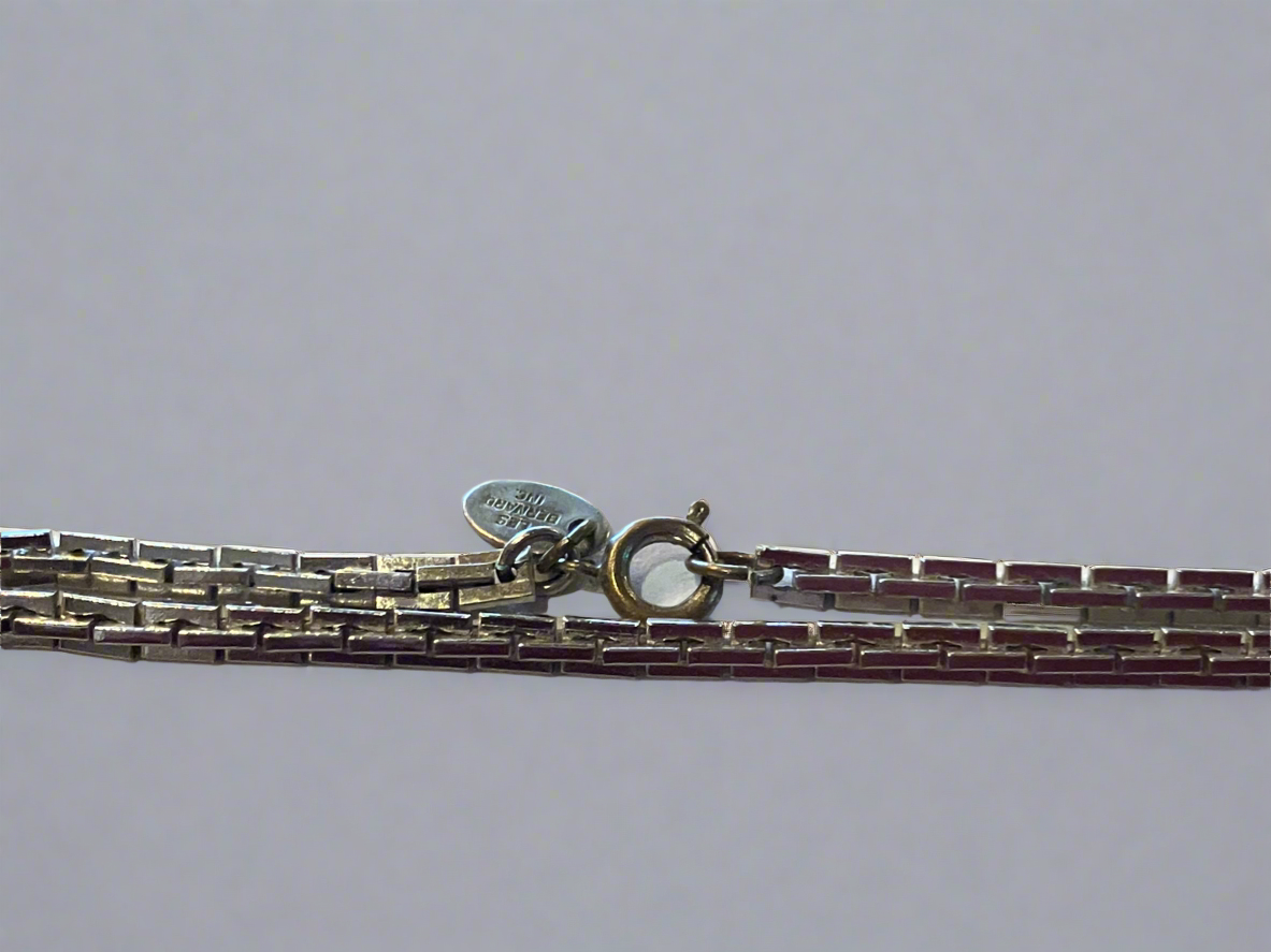 Les Bernard Inc. Flat Brick Link Chain Necklace