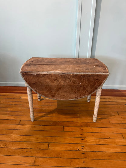 Antique Chippy Drop Leaf Table