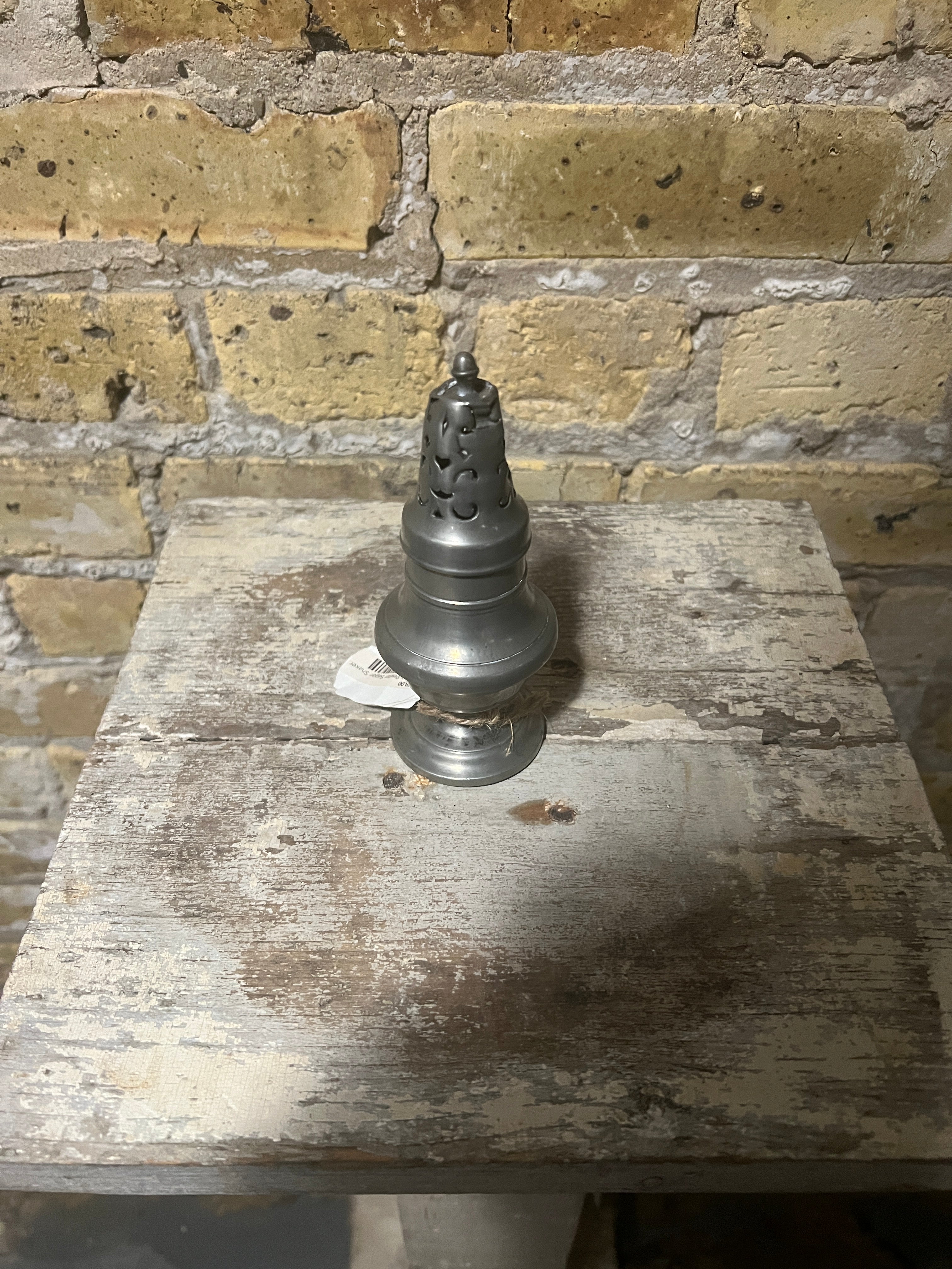 English Pewter Sugar Shaker