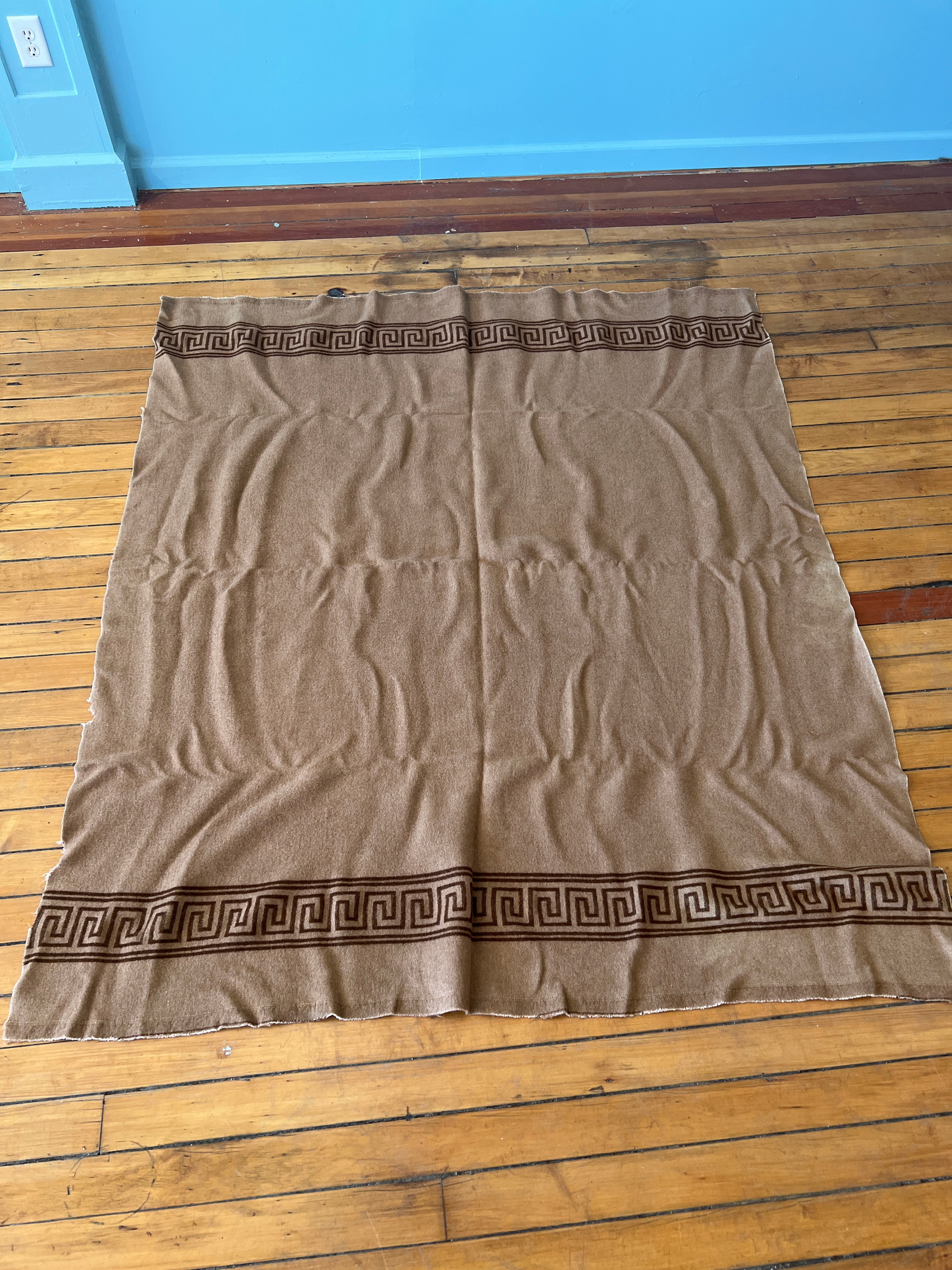 Greek Key Throw Blanket