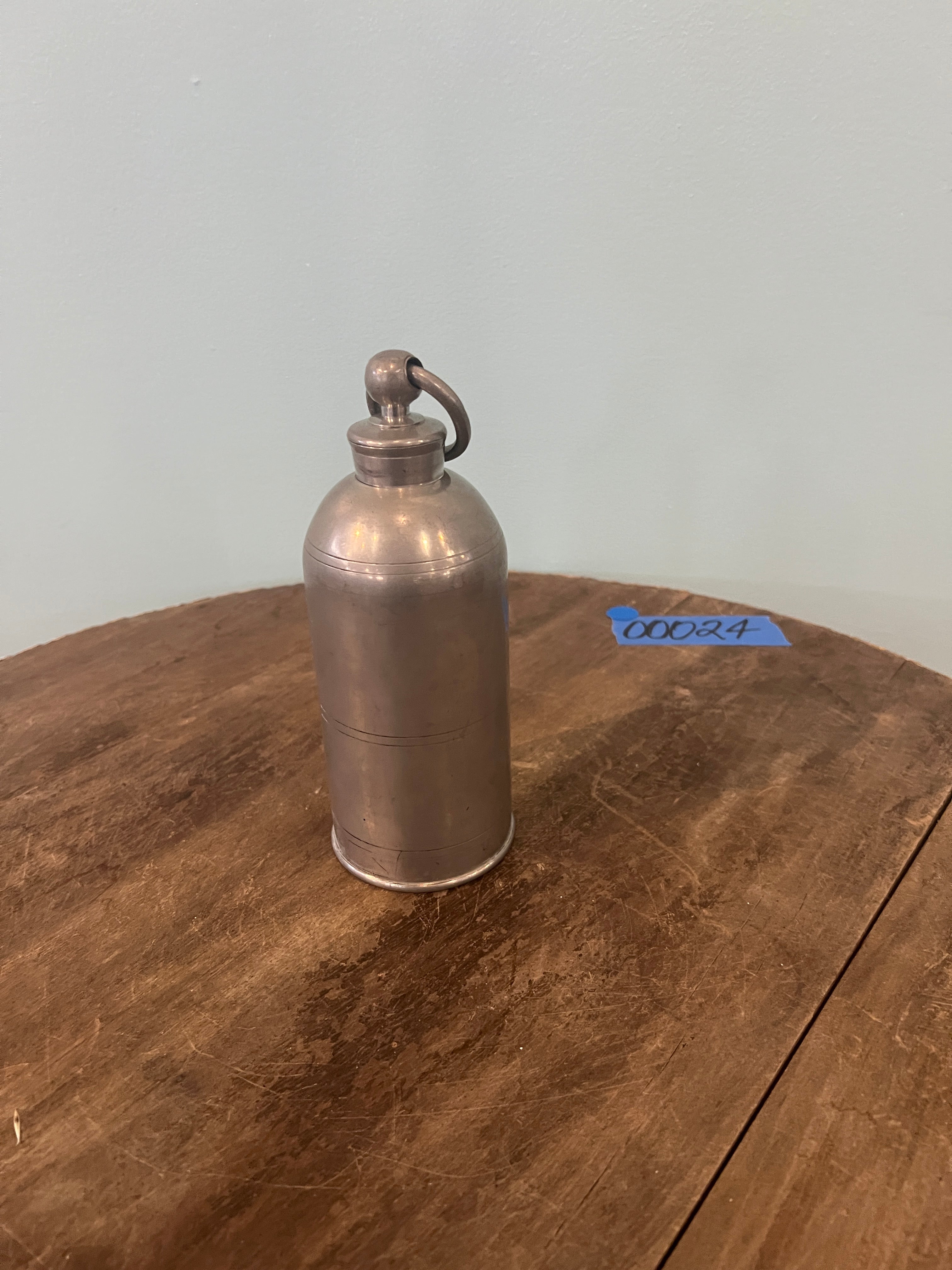 Heavy Pewter Warming Bottle