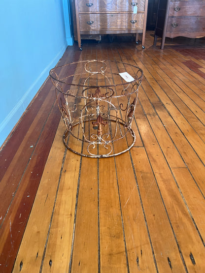 Antique Iron Plant Stand/Side Table