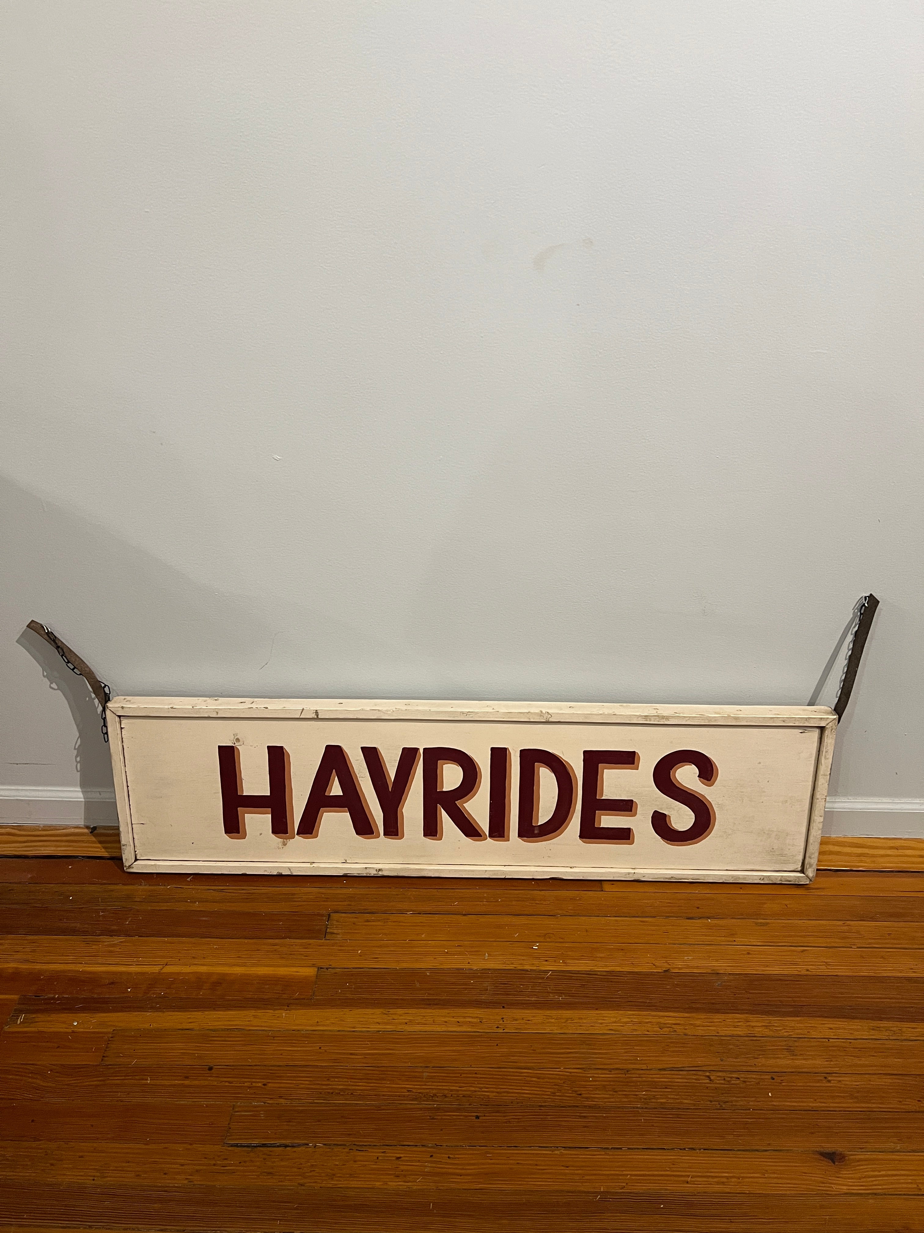 Hayride Sign- Single