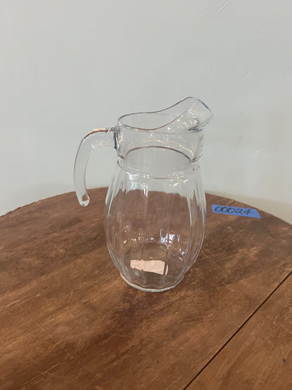 Clear Glass Pitcher