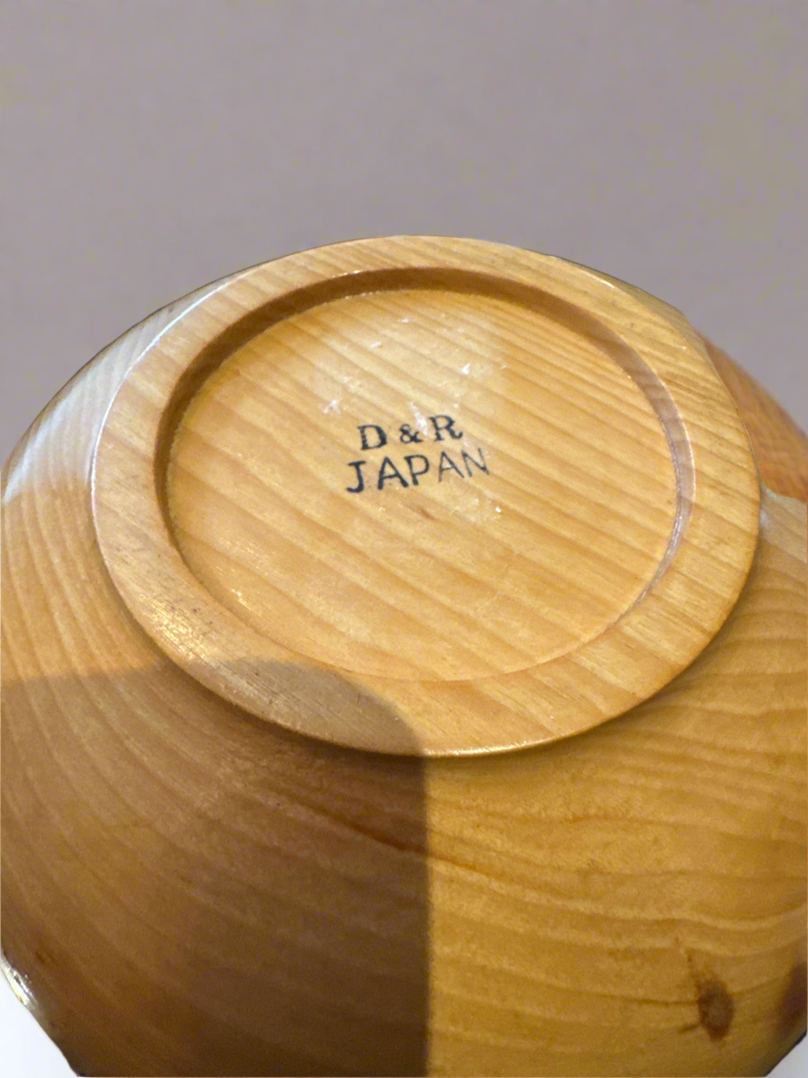 D&R Japan Hand Turned Bowl