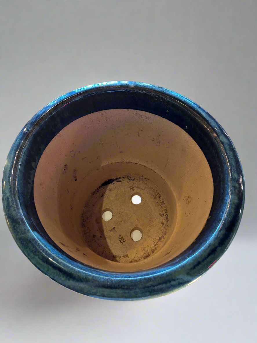 Rialto Elsa Green Glazed Planter