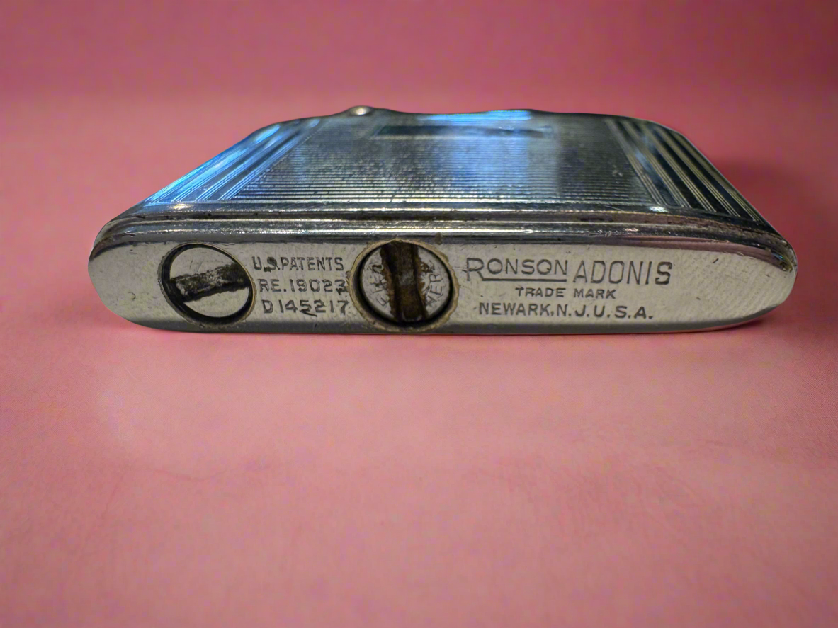 Ronson Adonis Silver Toned Lighter